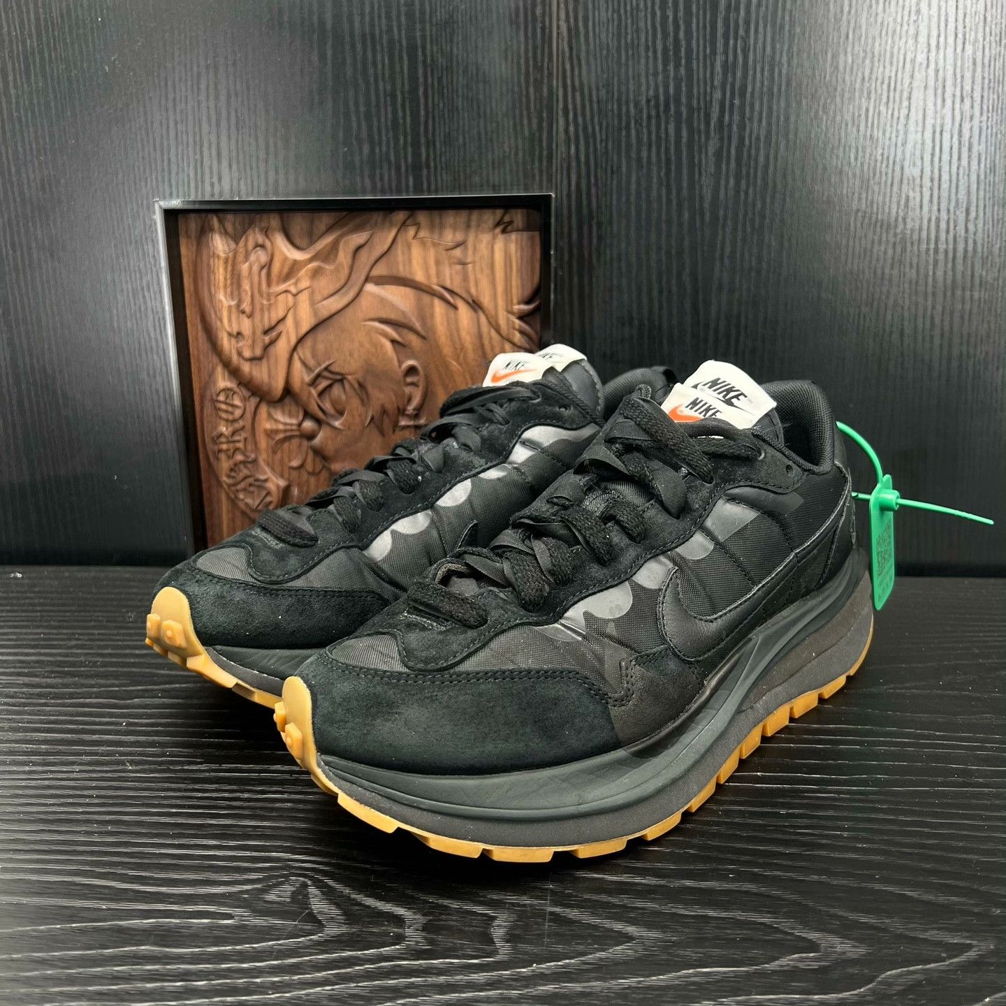 Sacai Sacai Black Lowtop Sneakers 42 Men Size US 9 / EU 42 - 1 Thumbnail