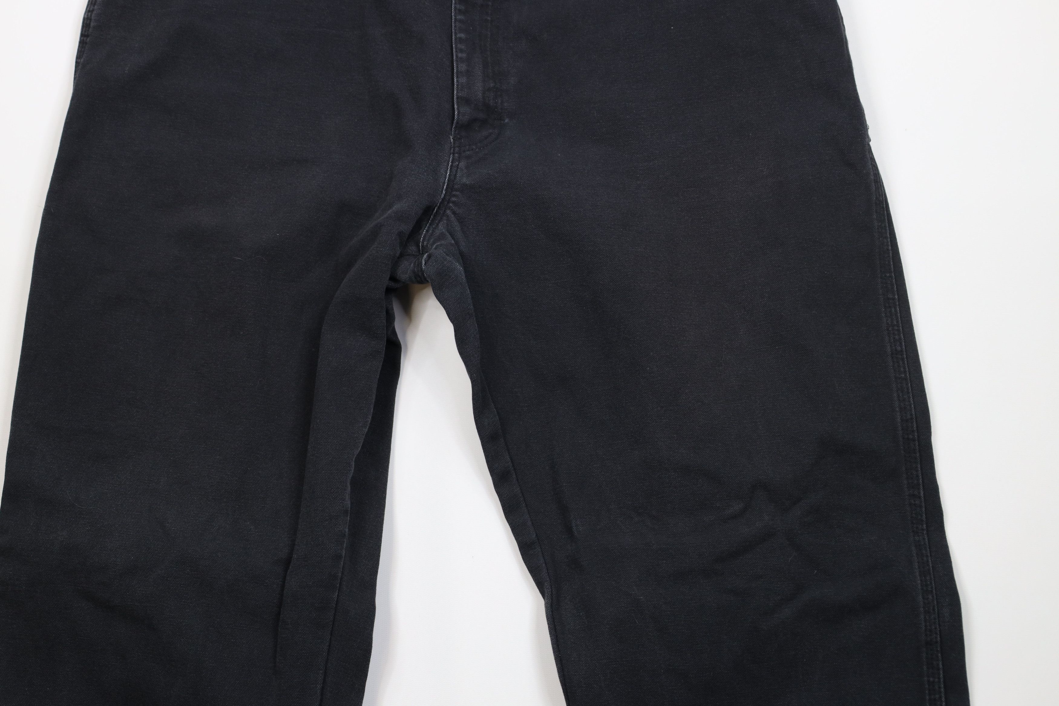 Dickies Vintage Y2K Dickies Wide Leg Dungaree Pants Black Cotton Size US 42 / EU 58 - 3 Thumbnail