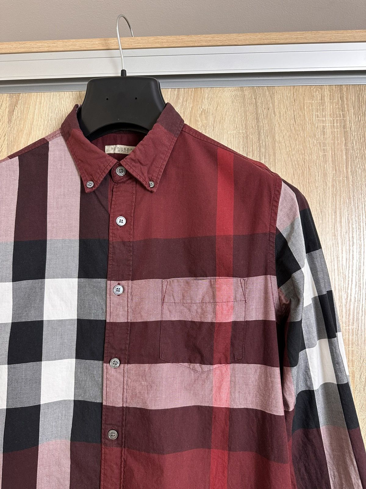 Burberry 🔥 Burberry Brit Nova Check Long Sleeve Shirt Button Up Rare Size US S / EU 44-46 / 1 - 2 Thumbnail