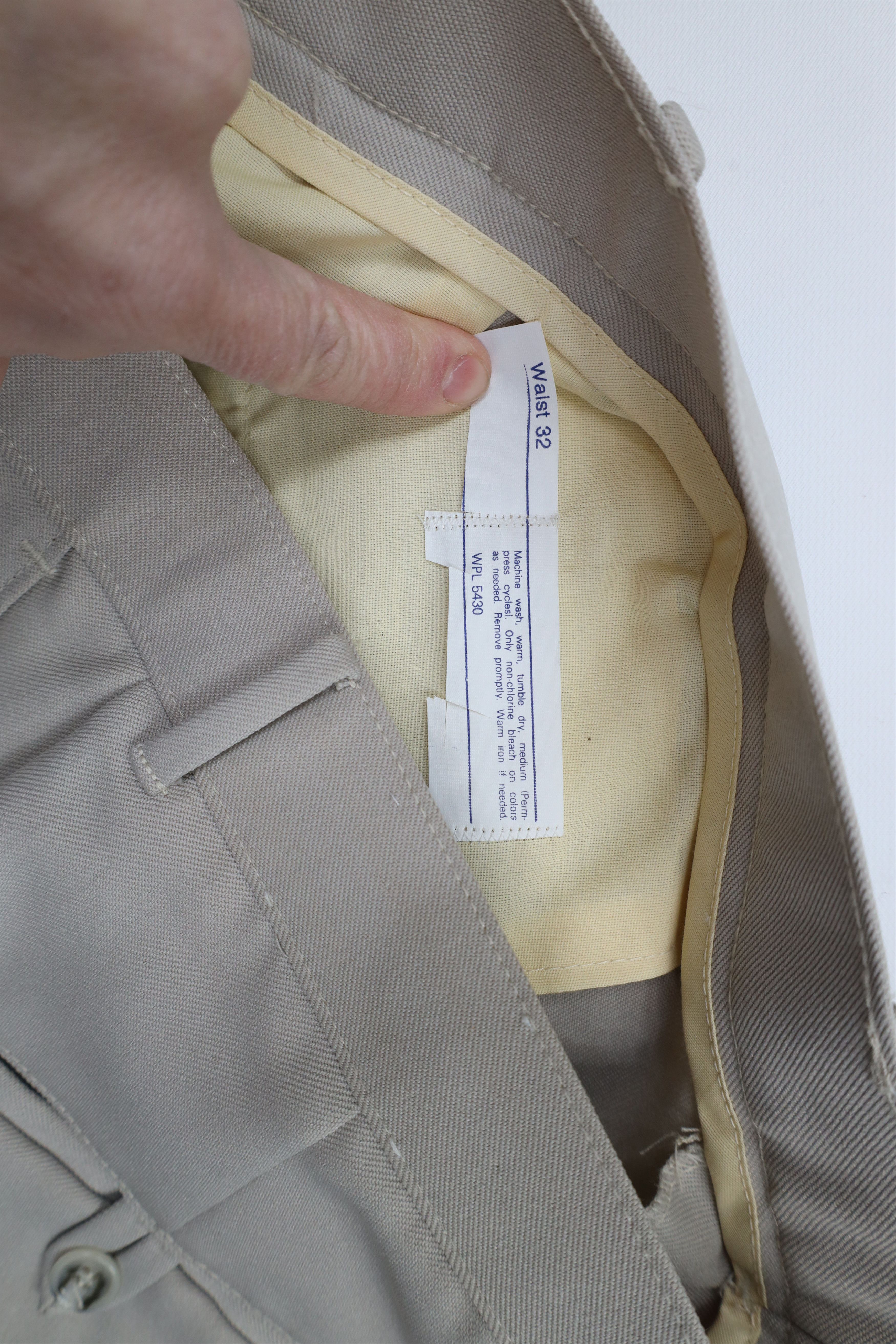 Vintage Vintage 70s Streetwear Knit Flared Wide Leg Chino Pants Size US 32 / EU 48 - 9 Thumbnail