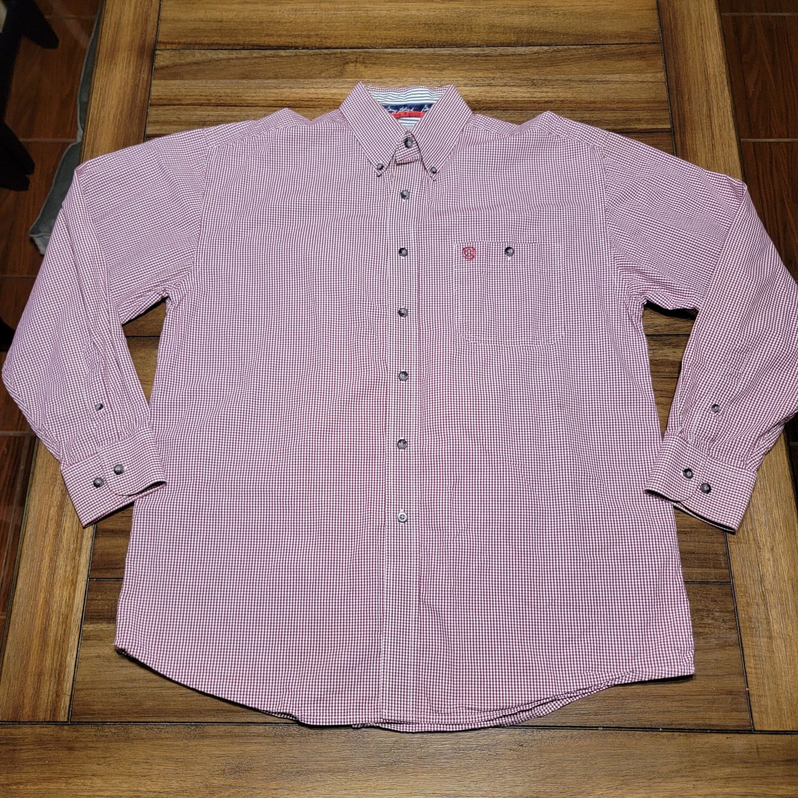 Wrangler George Strait Cowboy Cut by Wrangler LS Western Shirt -Large Size US L / EU 52-54 / 3 - 1 Thumbnail