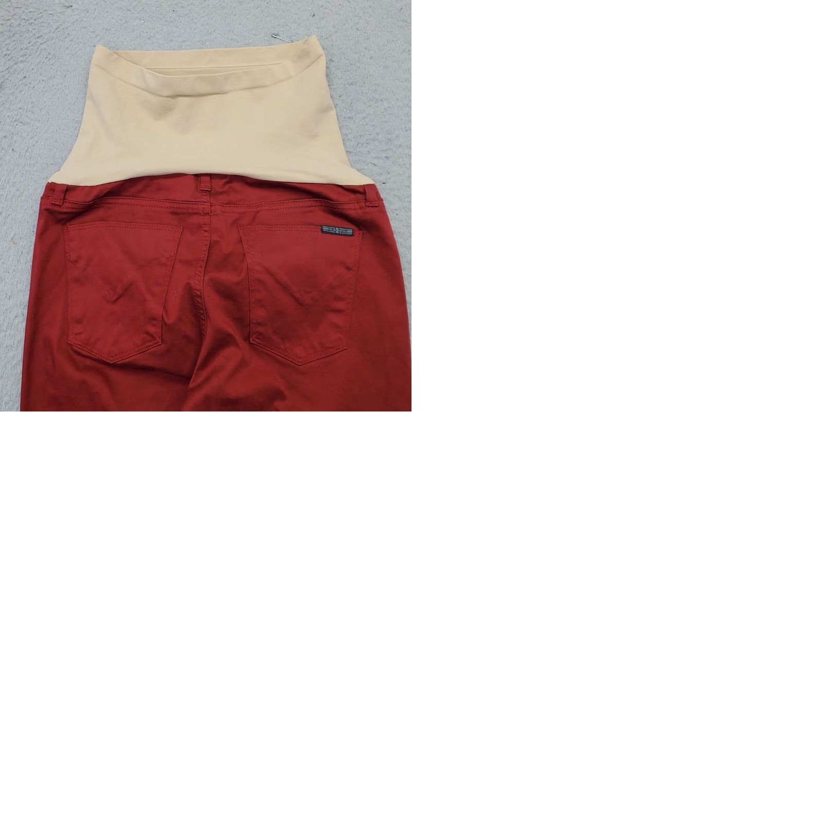 Hudson Hudson Maternity Pants Womens 26 Red Secret Fit Belly Nico Mid Rise Super Skinny Size 26" / US 2 / IT 38 - 9 Thumbnail
