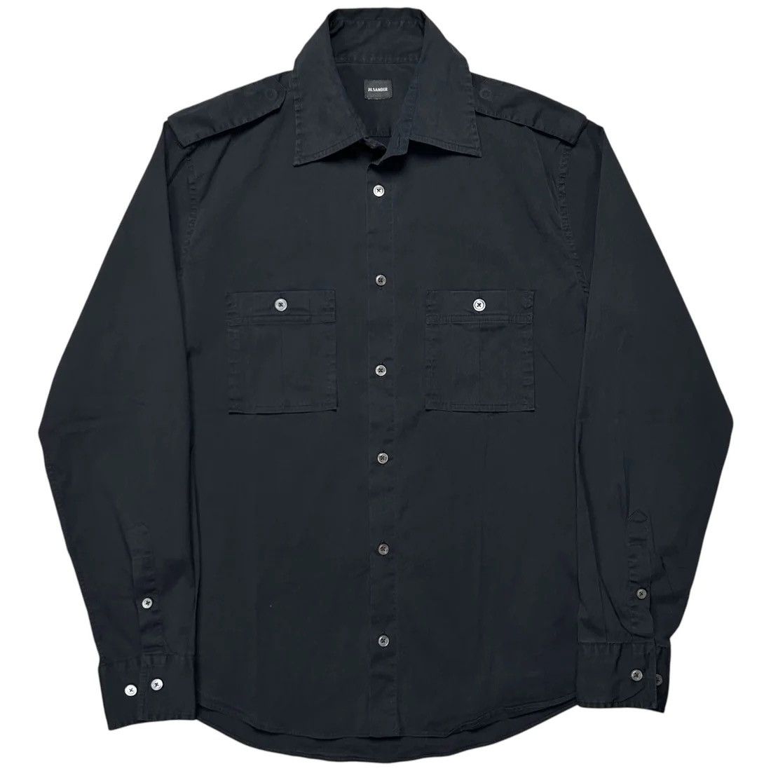 Jil Sander Jil Sander Military Cargo Work Shirt Size US M / EU 48-50 / 2 - 1 Thumbnail