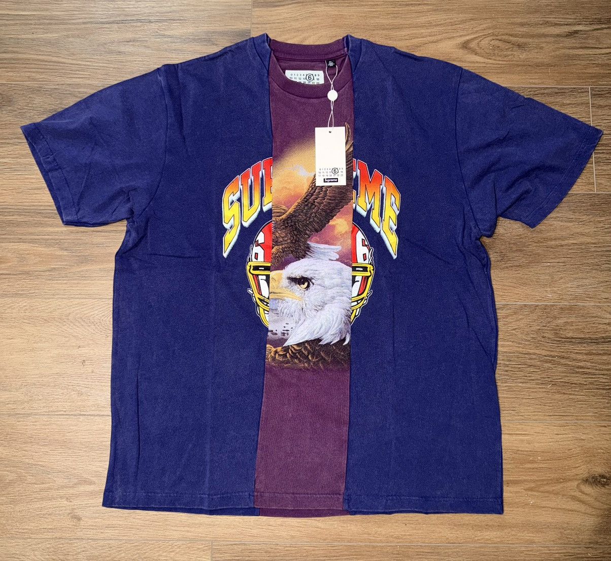 supreme mm6 24ss コラボ Liquid Blue Tシャツ supreme mm6 24ss コラボ Liquid Blue Tシャツ - メルカリ