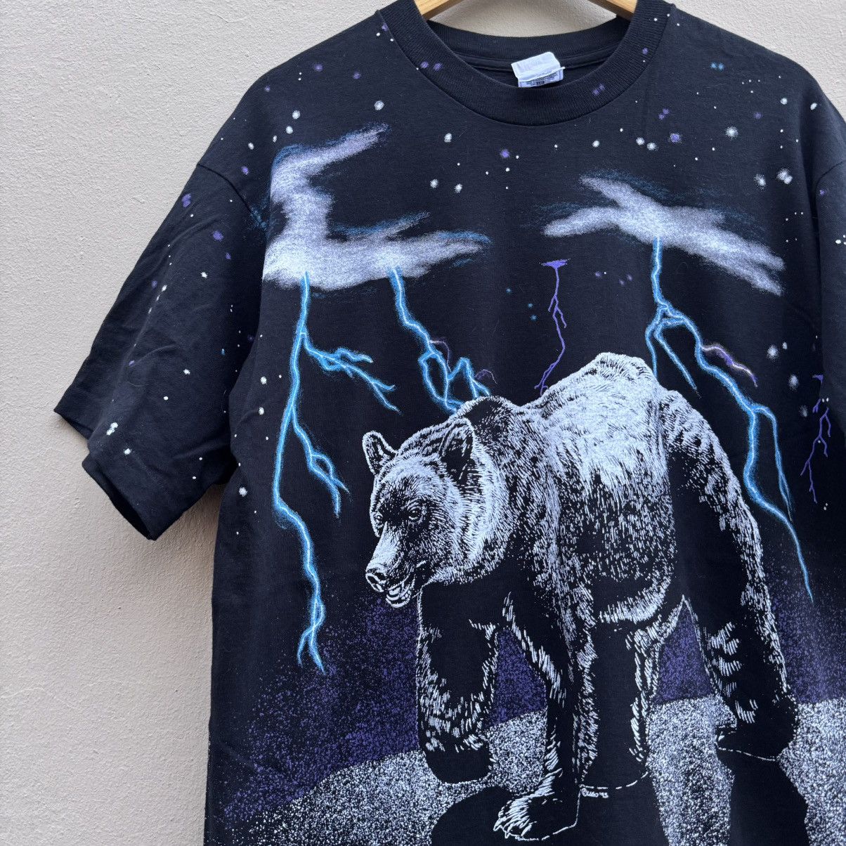 Vintage Vintage american thunder bear 90s tee Size US XL / EU 56 / 4 - 2 Thumbnail
