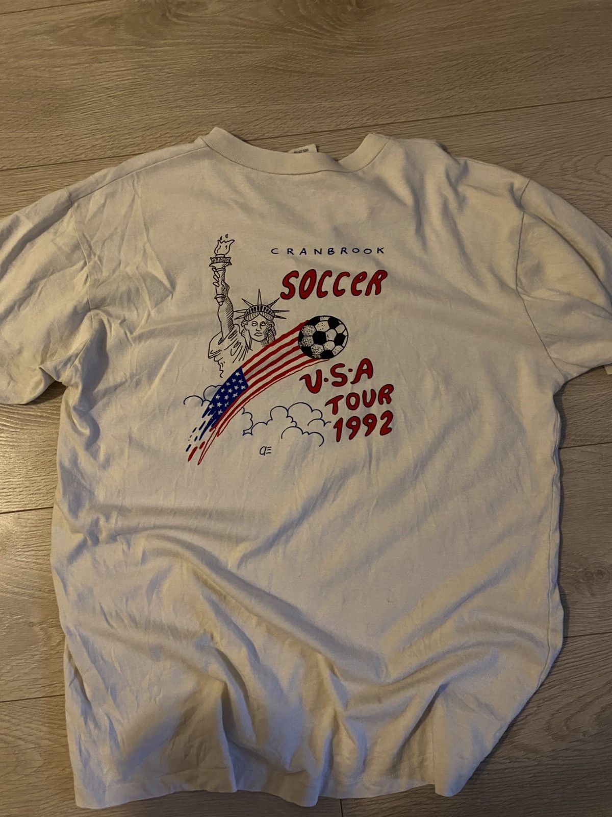 Vintage cranbook soccer 1992 vintage t-shirt Size US L / EU 52-54 / 3 - 2 Thumbnail