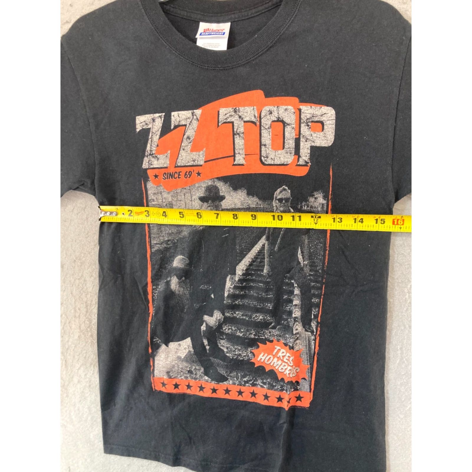 Hanes ZZ Top Mens Concert Tshirt Small Tres Hombres Size US S / EU 44-46 / 1 - 2 Thumbnail