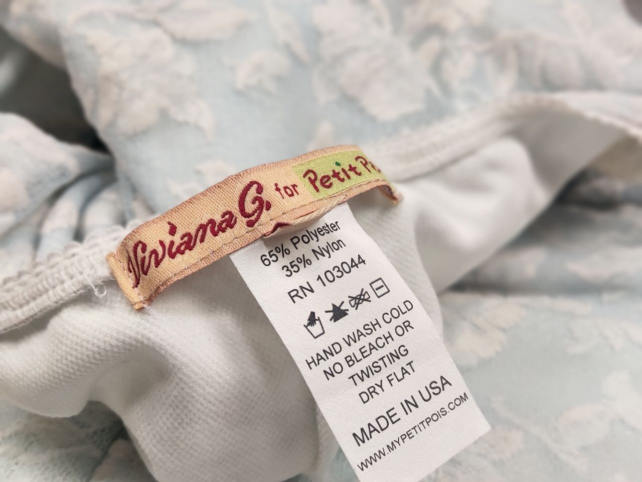 Other Petit Pois by Viviana G Designer lace skirt light blue Size 30" / US 8 / IT 44 - 12 Thumbnail