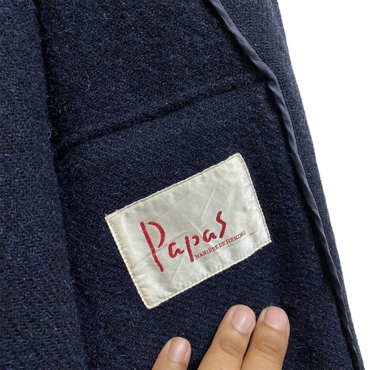Harris Tweed Vintage Harris Tweed X Papas Wool Jacket Hand Woven Size 42L - 9 Thumbnail