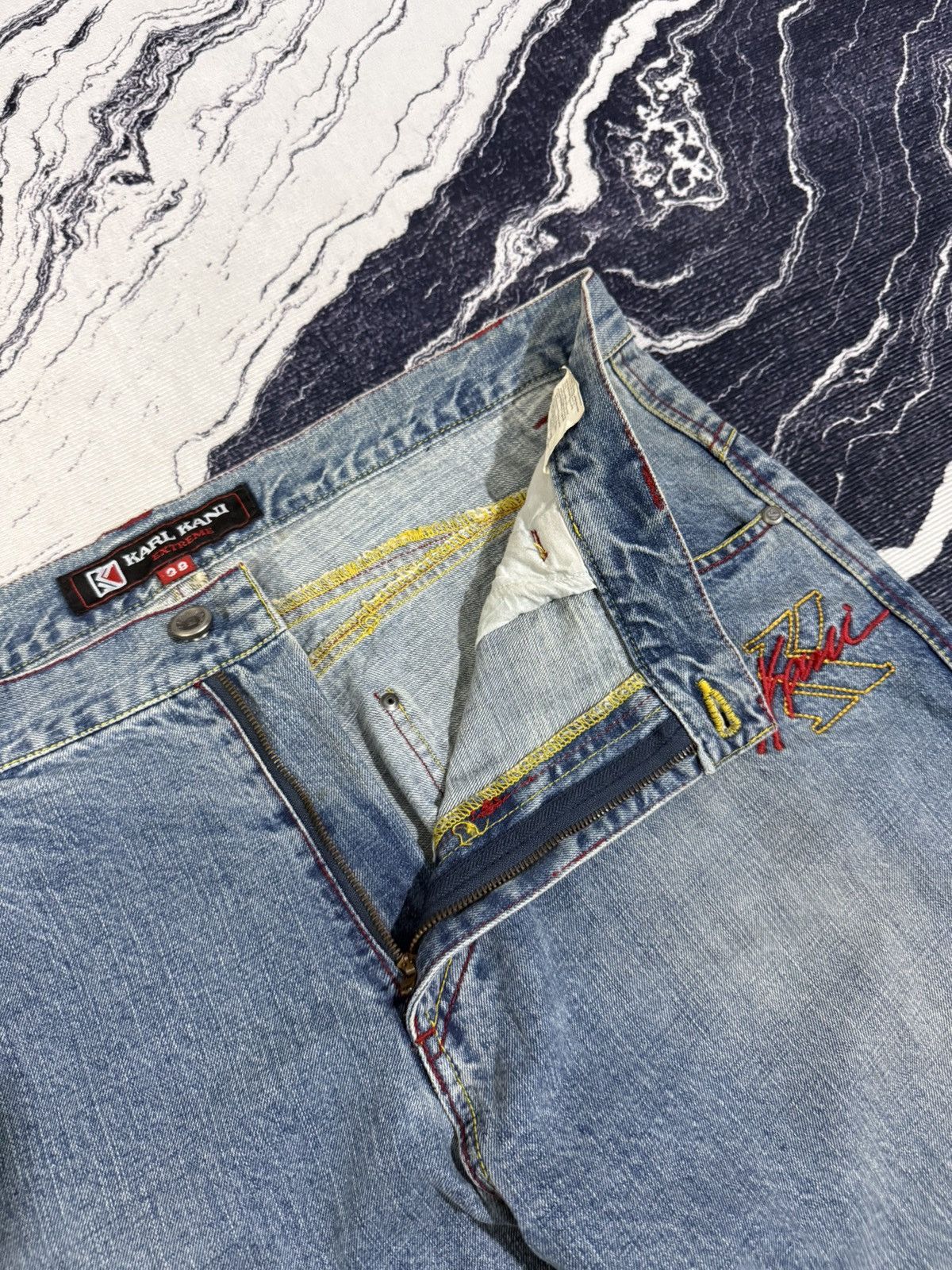Karl Kani Vintage karl kani extreme carpenter jeans Size US 38 / EU 54 - 15 Thumbnail