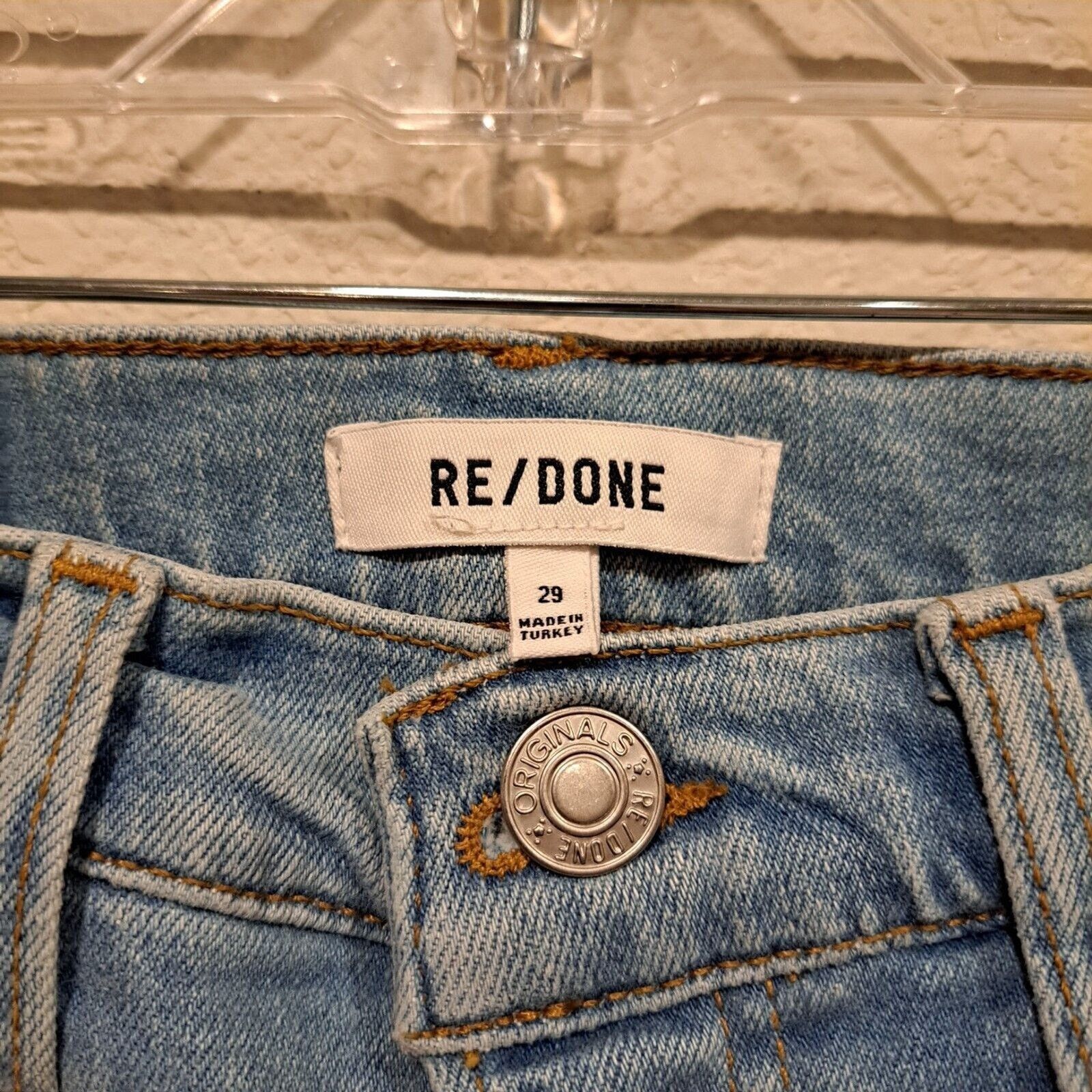 RE/DONE RE/DONE 90s High Rise Ankle Crop Denim Jeans Size 29 - NWT Size 29" - 3 Thumbnail