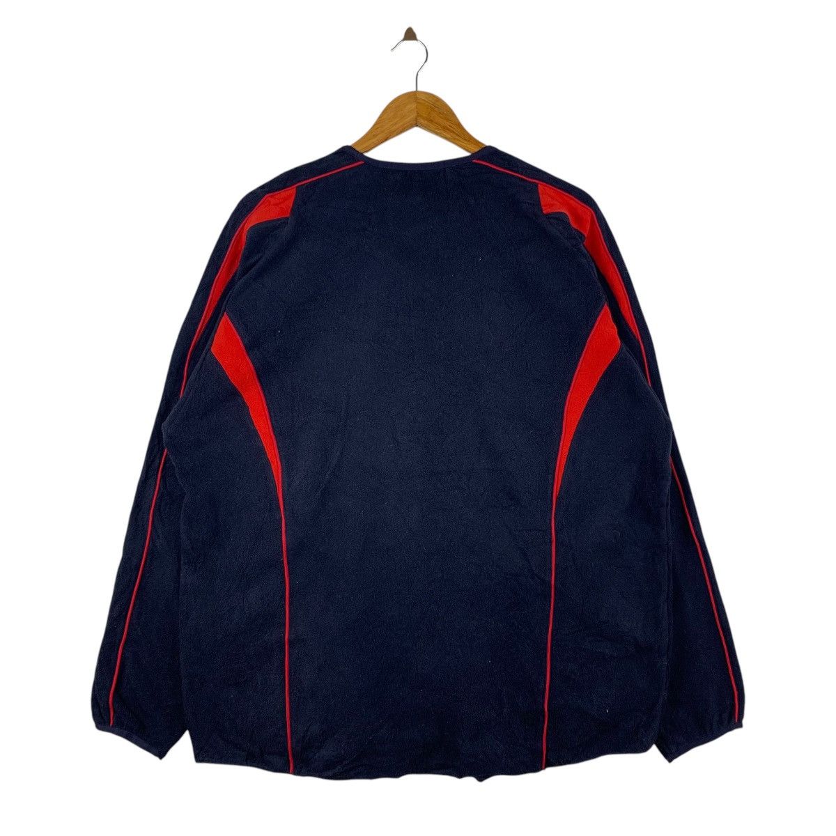 Mizuno MIZUNO Baseball Sportswear Small Logo Fleece Pullover Jumper Size US XL / EU 56 / 4 - 2 Thumbnail