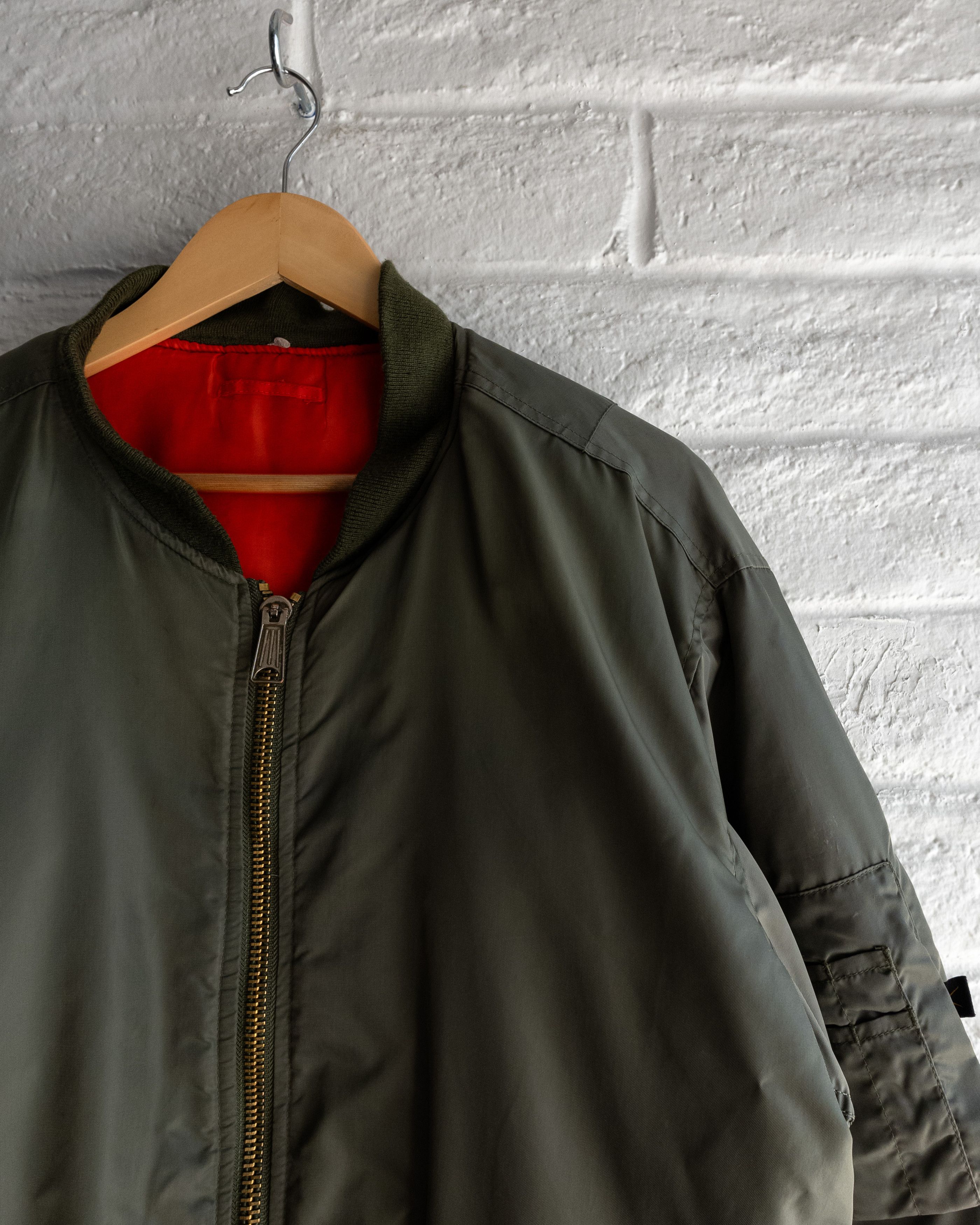 Vintage Vintage Rothco MA-1 Bomber Jacket Olive Green Men's XL Size US XL / EU 56 / 4 - 4 Thumbnail