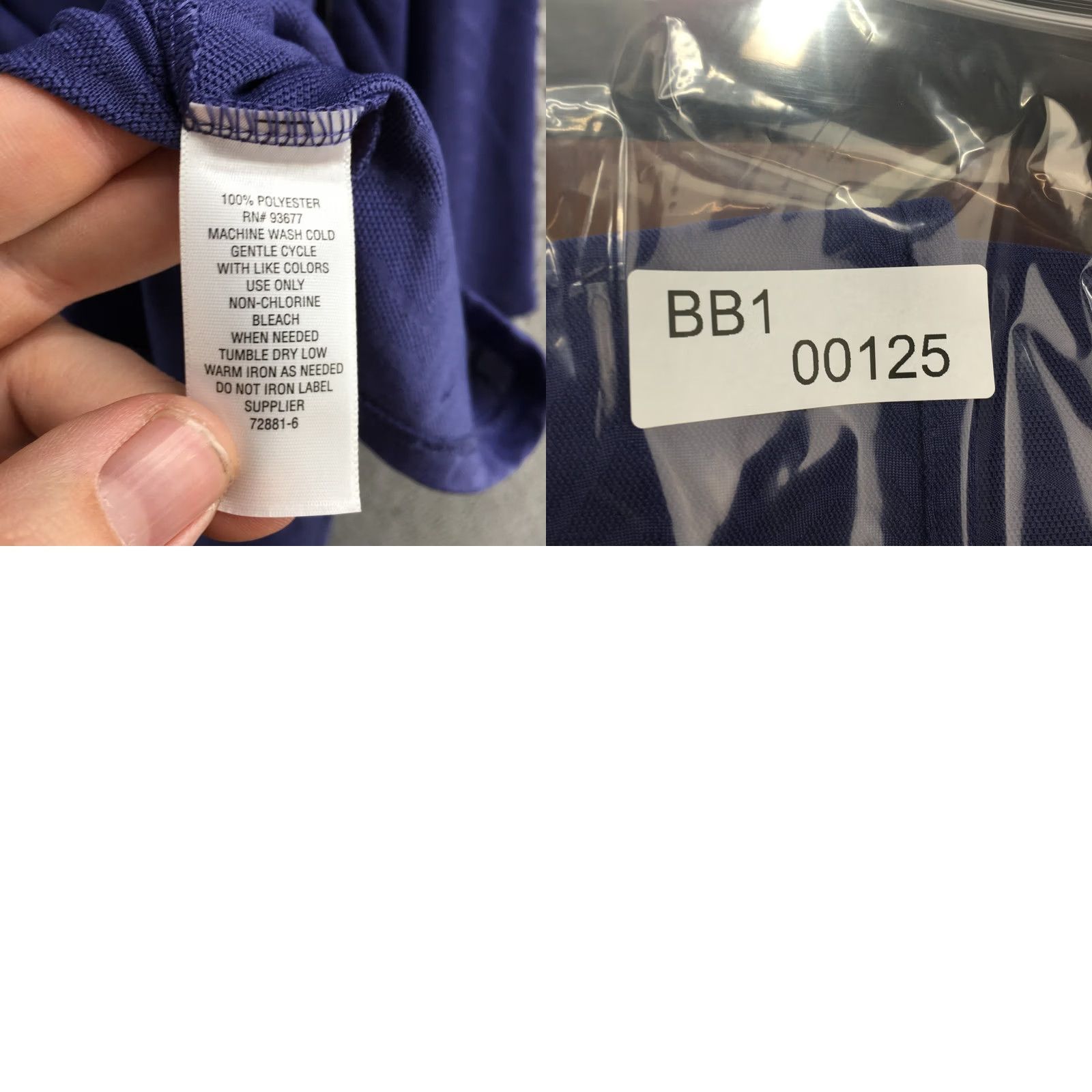 Vintage Xersion Shirt Womens 2XL Skipper Blue Textured Relaxed Fit Polyester Stretch NEW Blouse Casual Shirts Classic All Seasons Mens Womens Girls Boys Size XXL / US 16-18 / IT 52-54 - 9 Thumbnail