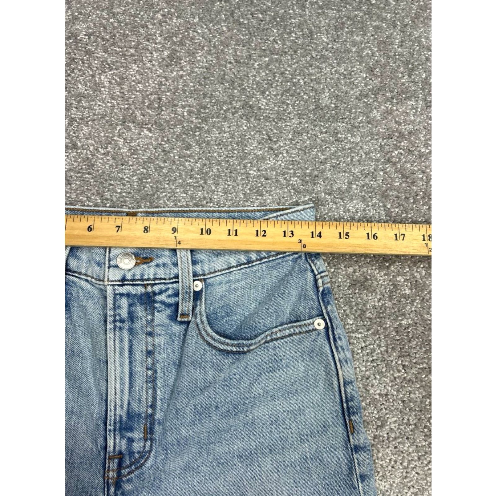 Madewell Madewell The Perfect Vintage Jeans Womens 26 Blue Denim High Rise Cropped 26x27 Jeans Womens Blue 90s City Preppy Style Size 26" / US 2 / IT 38 - 3 Thumbnail