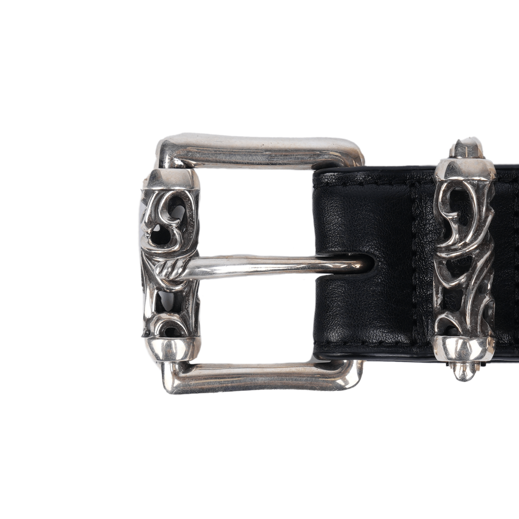 Chrome Hearts BLACK ROLLER BELT Size 36 - 2 Thumbnail