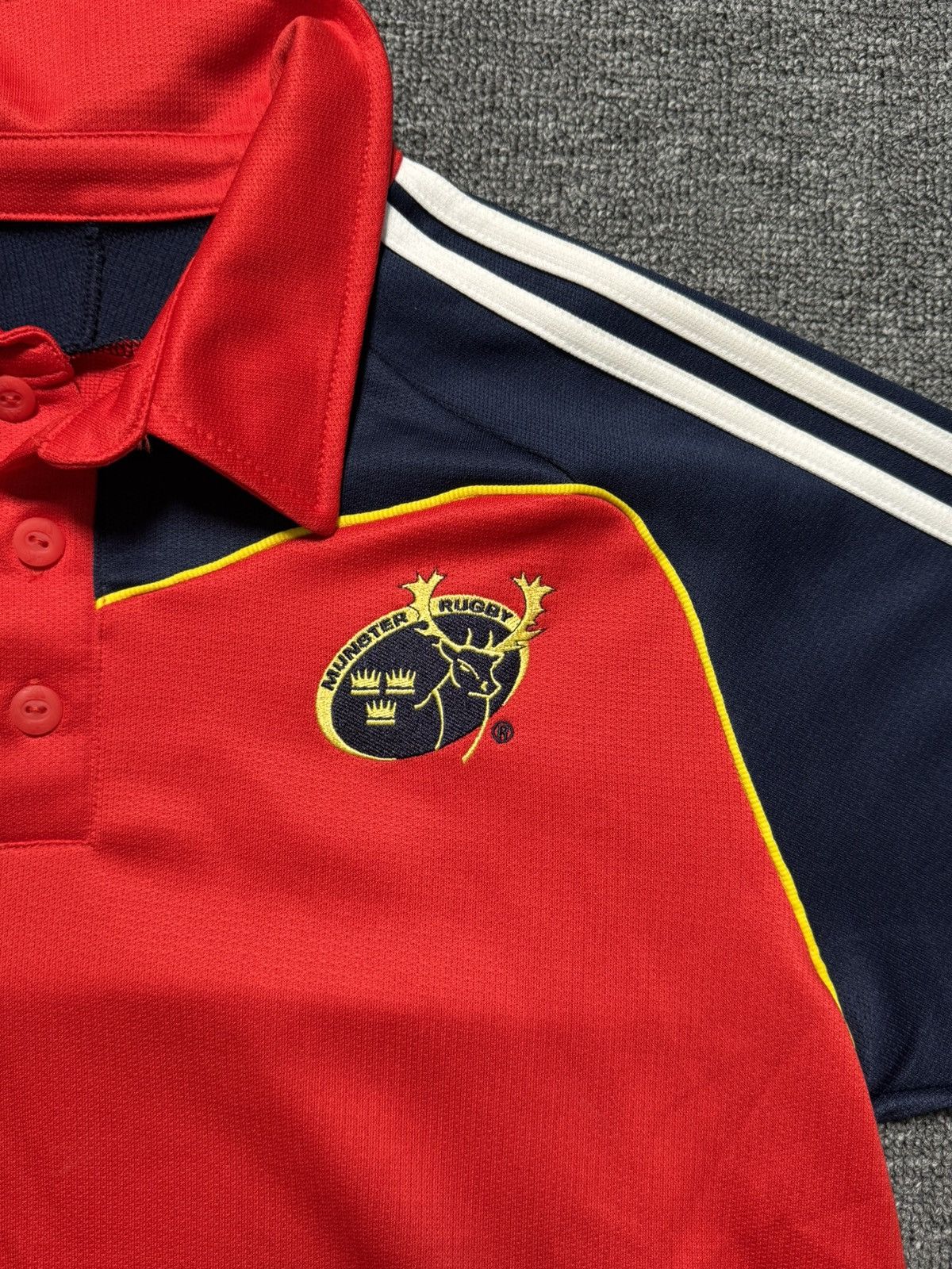 Adidas Adidas Munster Rugby Polo Shirt Men's M NWT Ireland Size US M / EU 48-50 / 2 - 3 Thumbnail