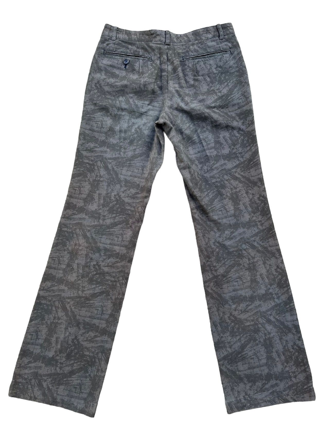 Yoshiyuki Konishi VTG Yoshiyuki Konishi FICCE Printed Abstract Art Flare Pant Size US 30 / EU 46 - 2 Thumbnail