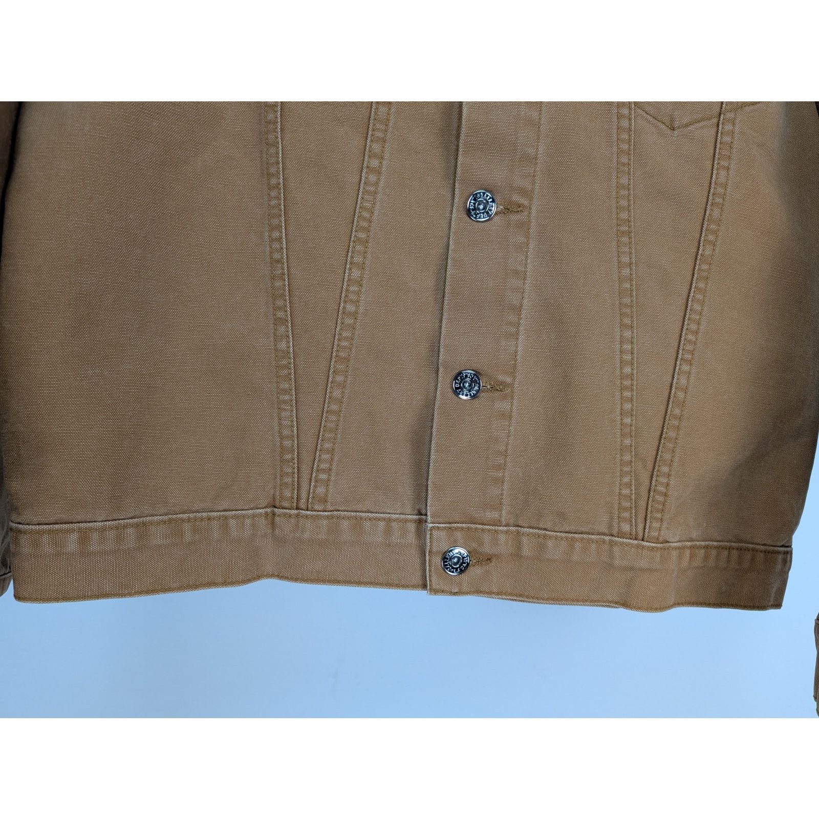 Gallery Dept. o1rshd1 Trucker Jacket in Canvas Tan Size US L / EU 52-54 / 3 - 13 Thumbnail