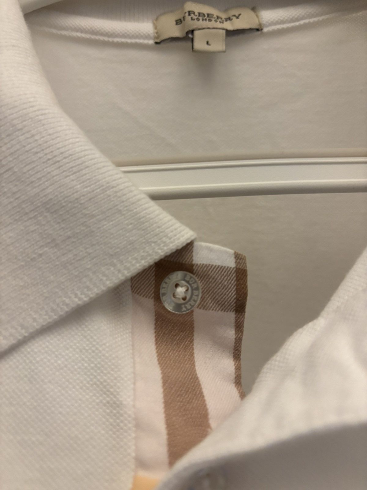 Burberry Burberry Pink Logo Shirt Size US M / EU 48-50 / 2 - 4 Thumbnail