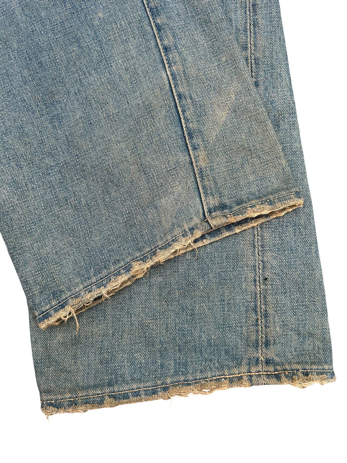 Kapital Buckle Back Vintage Levis Big E Selvedge Rusty Denim Jeans Size US 32 / EU 48 - 17 Thumbnail