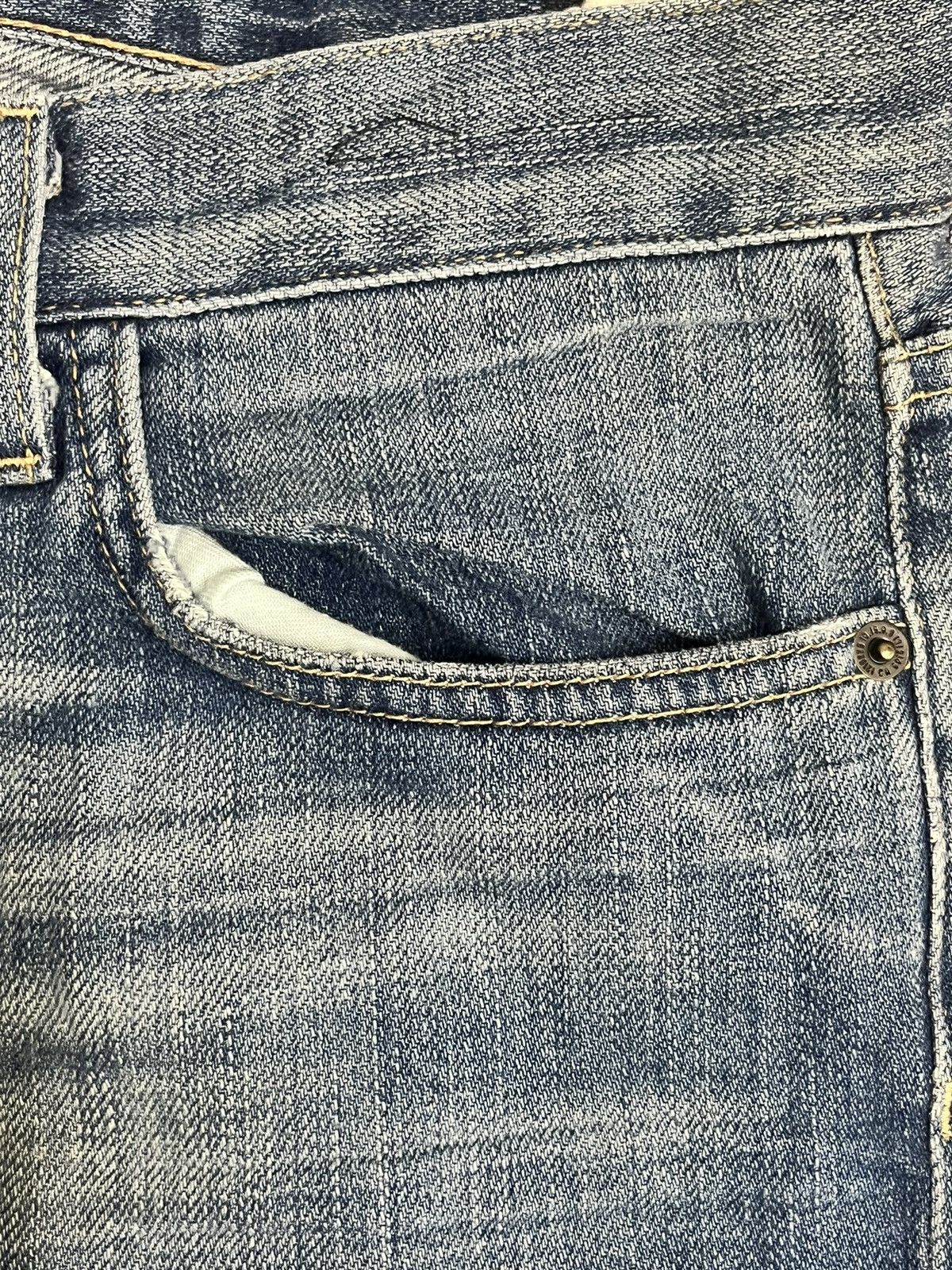 Current/Elliot × Vintage Vintage Current Elliot Distressed Denim Size US 34 / EU 50 - 5 Thumbnail