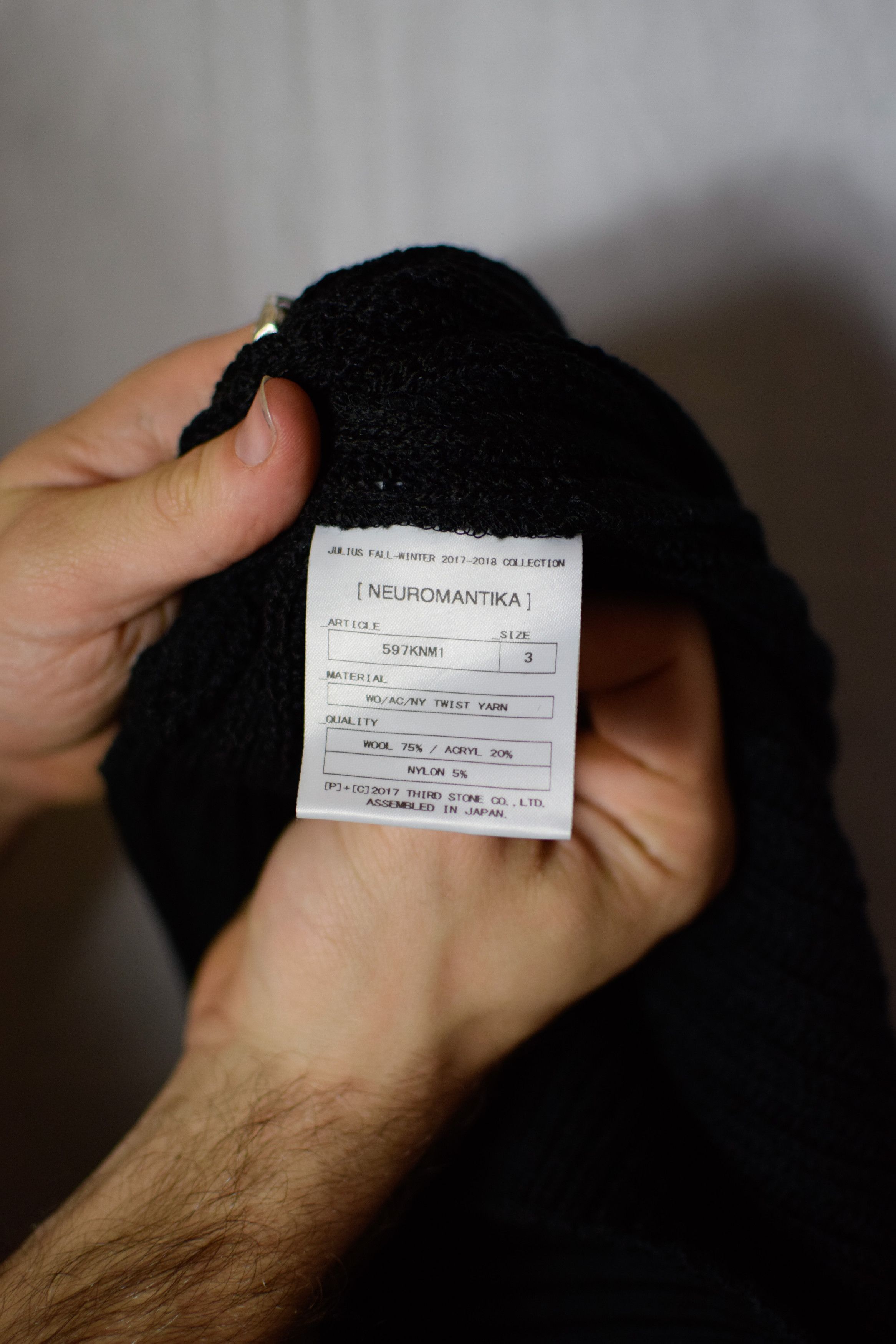 Julius Julius AW17 Neuromantika Sweater - 597KNM1 Size US L / EU 52-54 / 3 - 10 Thumbnail