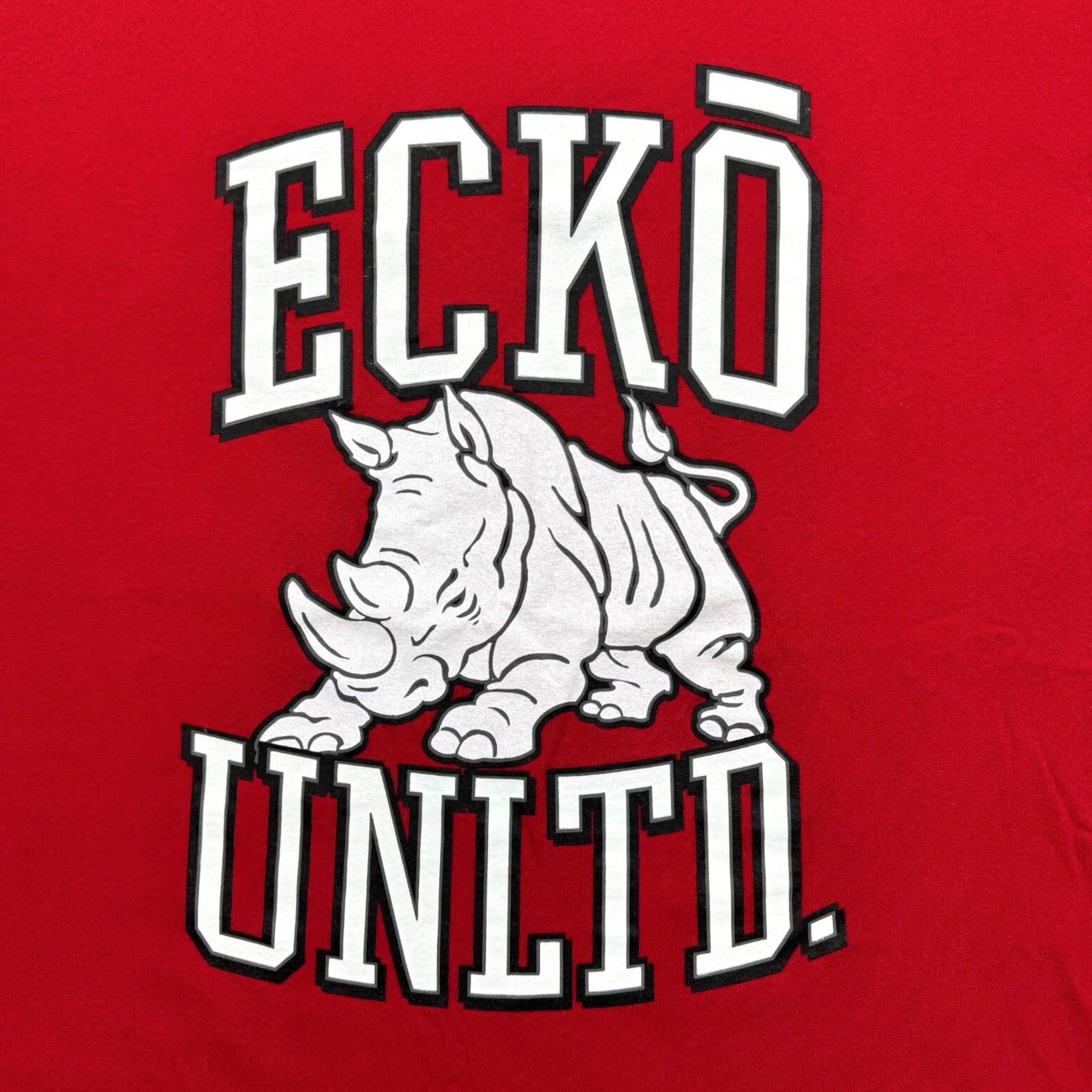 Ecko Unltd. ECKO Unltd. Shirt Mens 2XB Red Short Sleeve Hip Hop Logo Graphic Print Crew Neck Modern Fit Vintage No Size US XXL / EU 58 / 5 - 4 Thumbnail