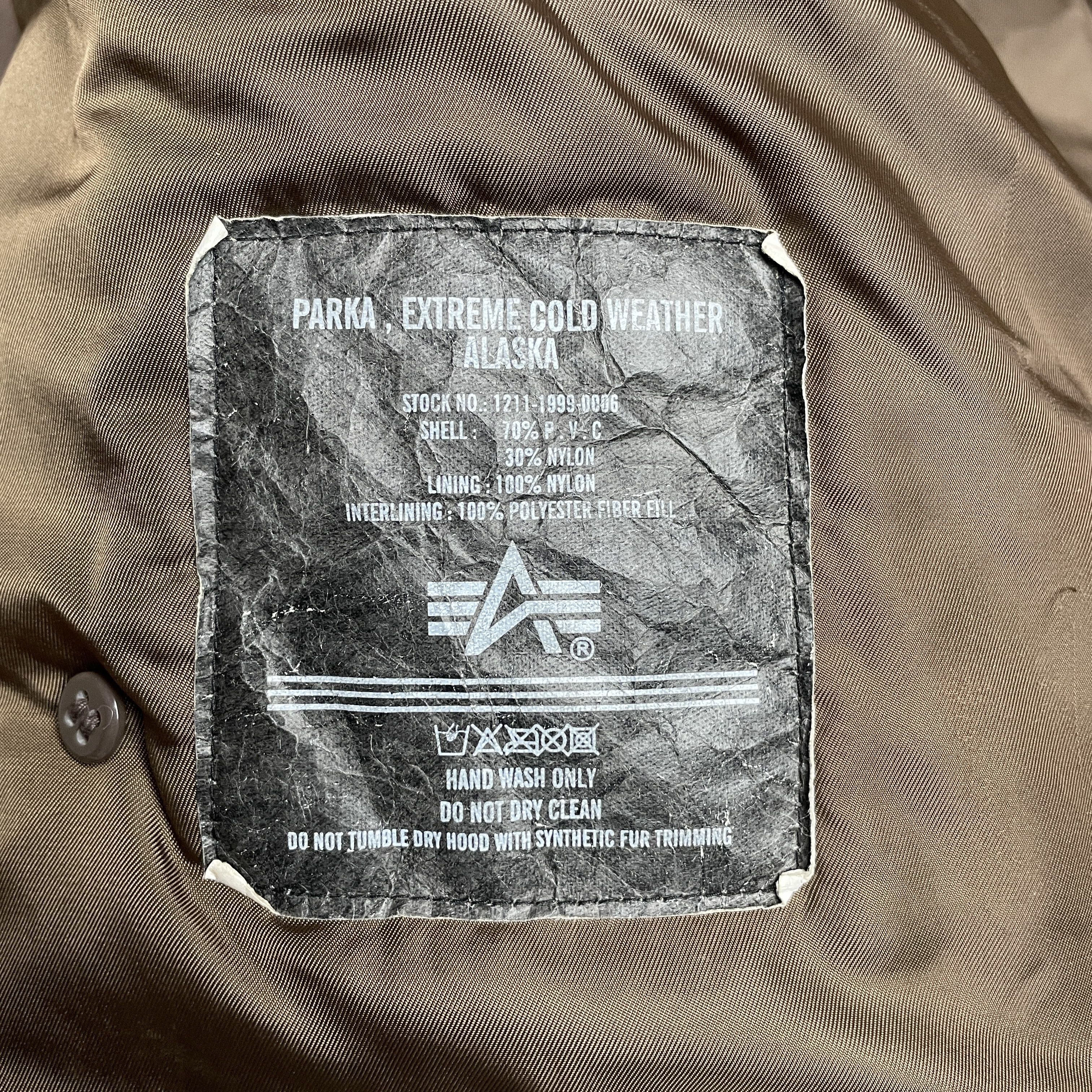 Alpha Industries Alpha Industries Vintage N-3B Alaska Parka Size XL Size US XL / EU 56 / 4 - 13 Thumbnail
