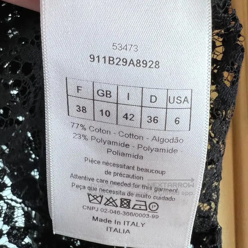 Dior Dior Black Sheer Women's Shirt . Size M / US 6-8 / IT 42-44 - 4 Thumbnail