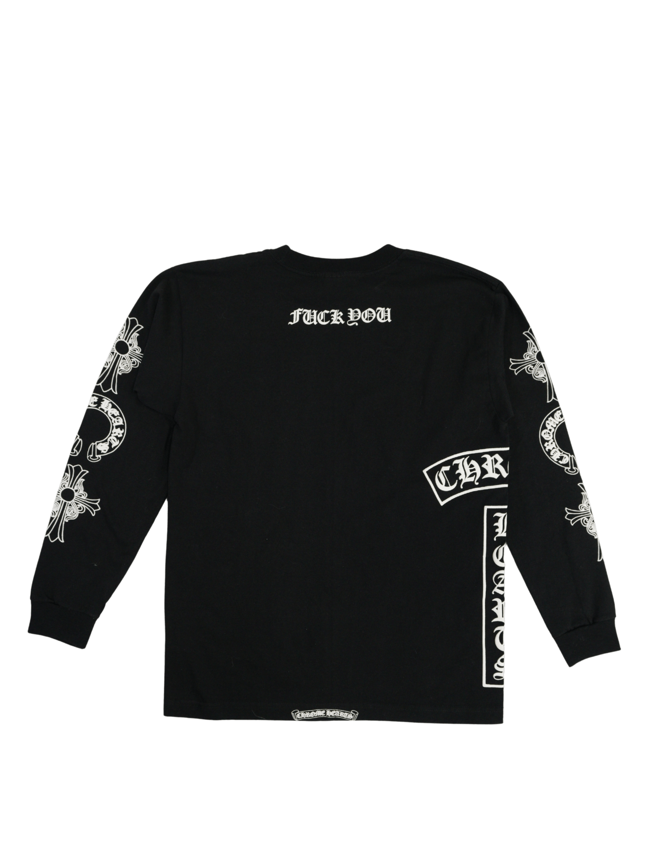 Chrome Hearts Chrome Hearts T-Bar FCK YOU Long-Sleeve T-Shirt Size US M / EU 48-50 / 2 - 1 Thumbnail