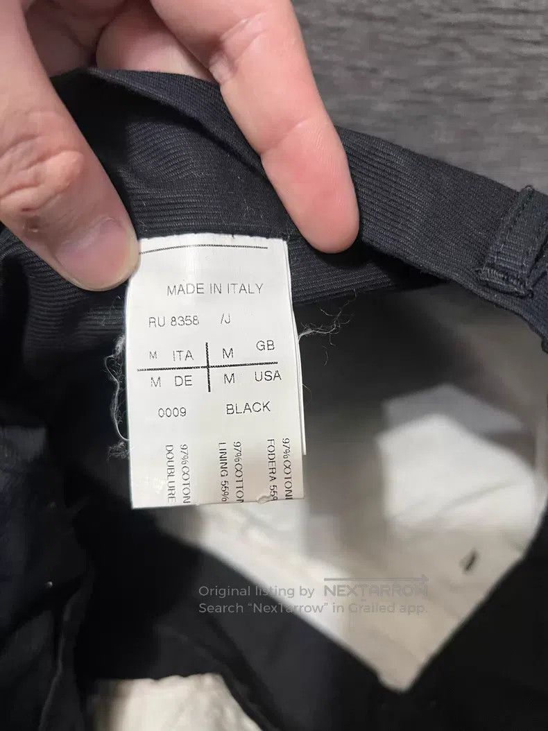 Rick Owens RICK OWENS size M Early Main Line Curved Knife Trousers Size US 27 - 7 Thumbnail