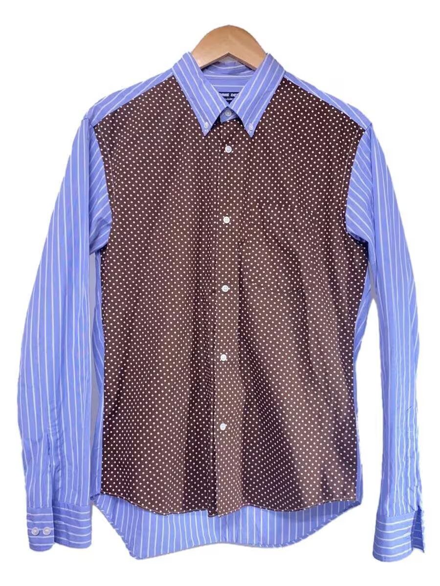 Reconstructed Polka Dot Button Shirt