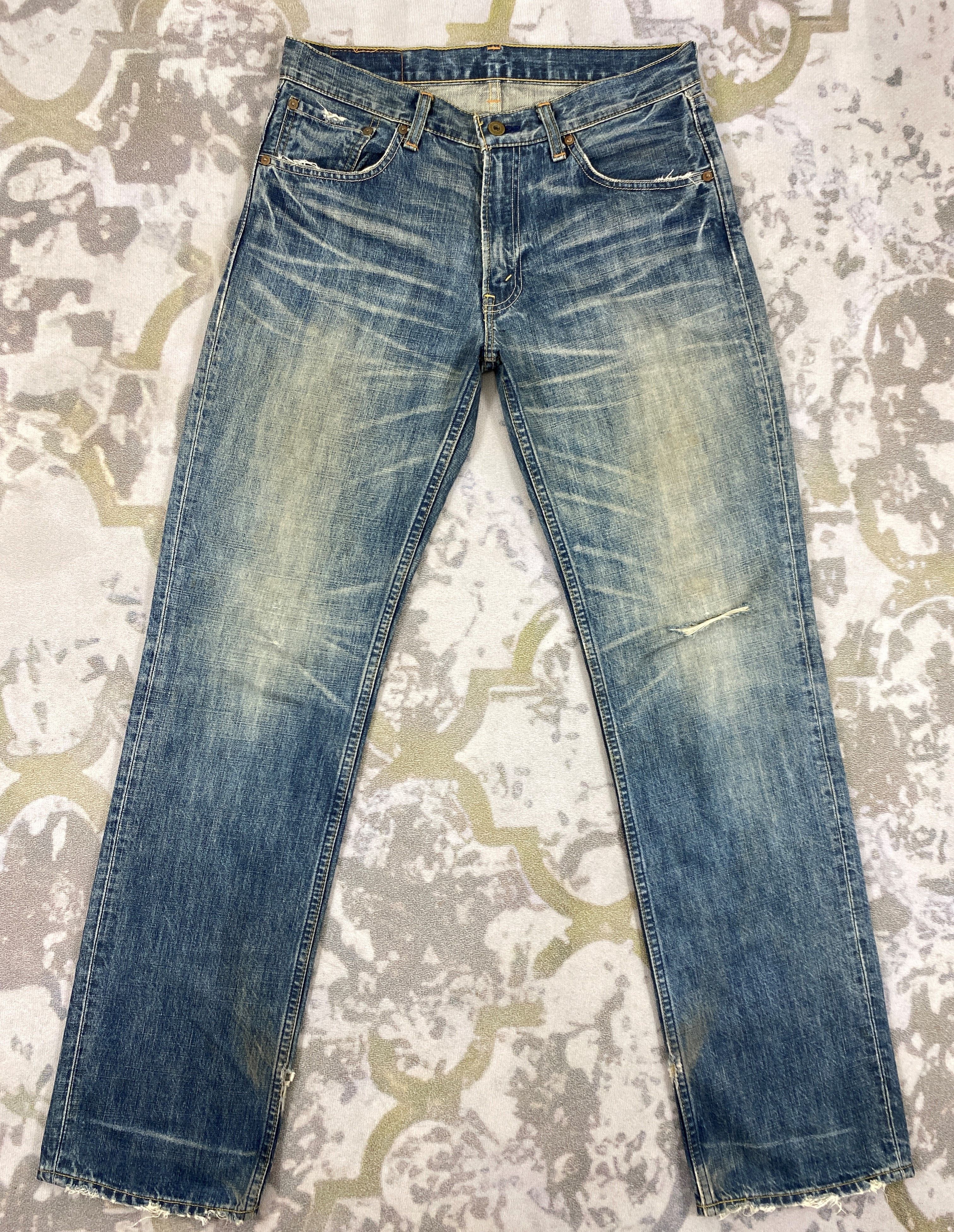 image of Distressed Denim x Levis Faded Blue Vintage Levi's 502 Jeans 32X33.5 Denim -Sj193, Men's