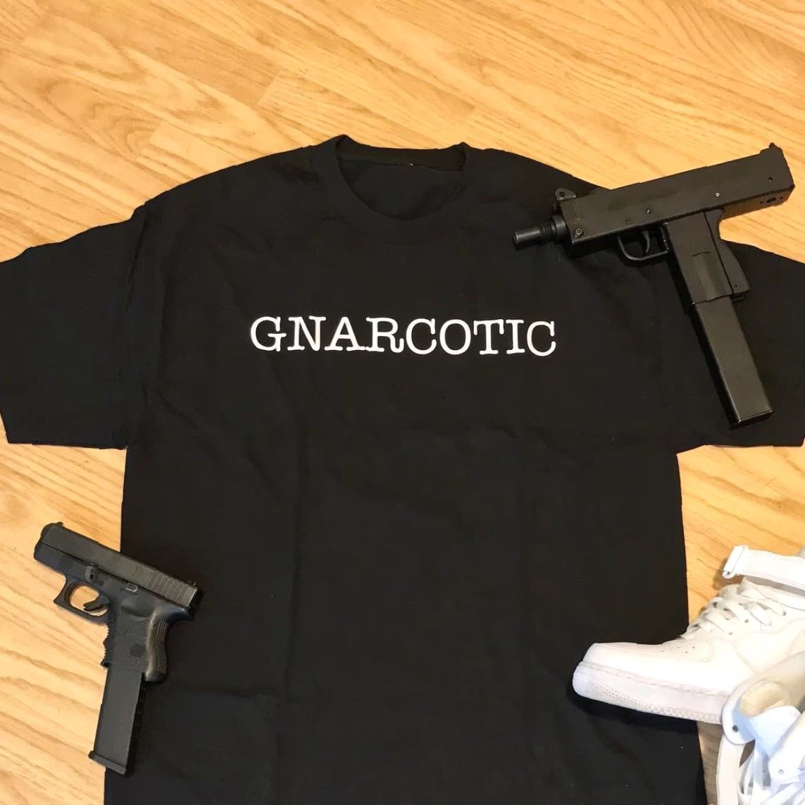 Vintage Gnarcotic Lil Gnar April Fools Free Signature Orginal Skater Black T-shirt M Mens Size US M / EU 48-50 / 2 - 2 Thumbnail