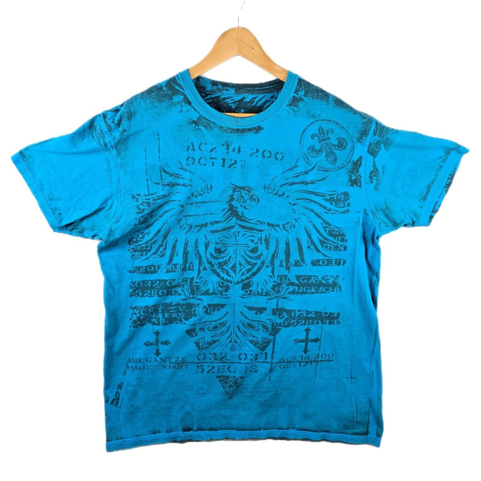 Other Vintage Reversible AOP Cyber Goth Shirt XL Affliction Style Size US XL / EU 56 / 4 - 1 Thumbnail