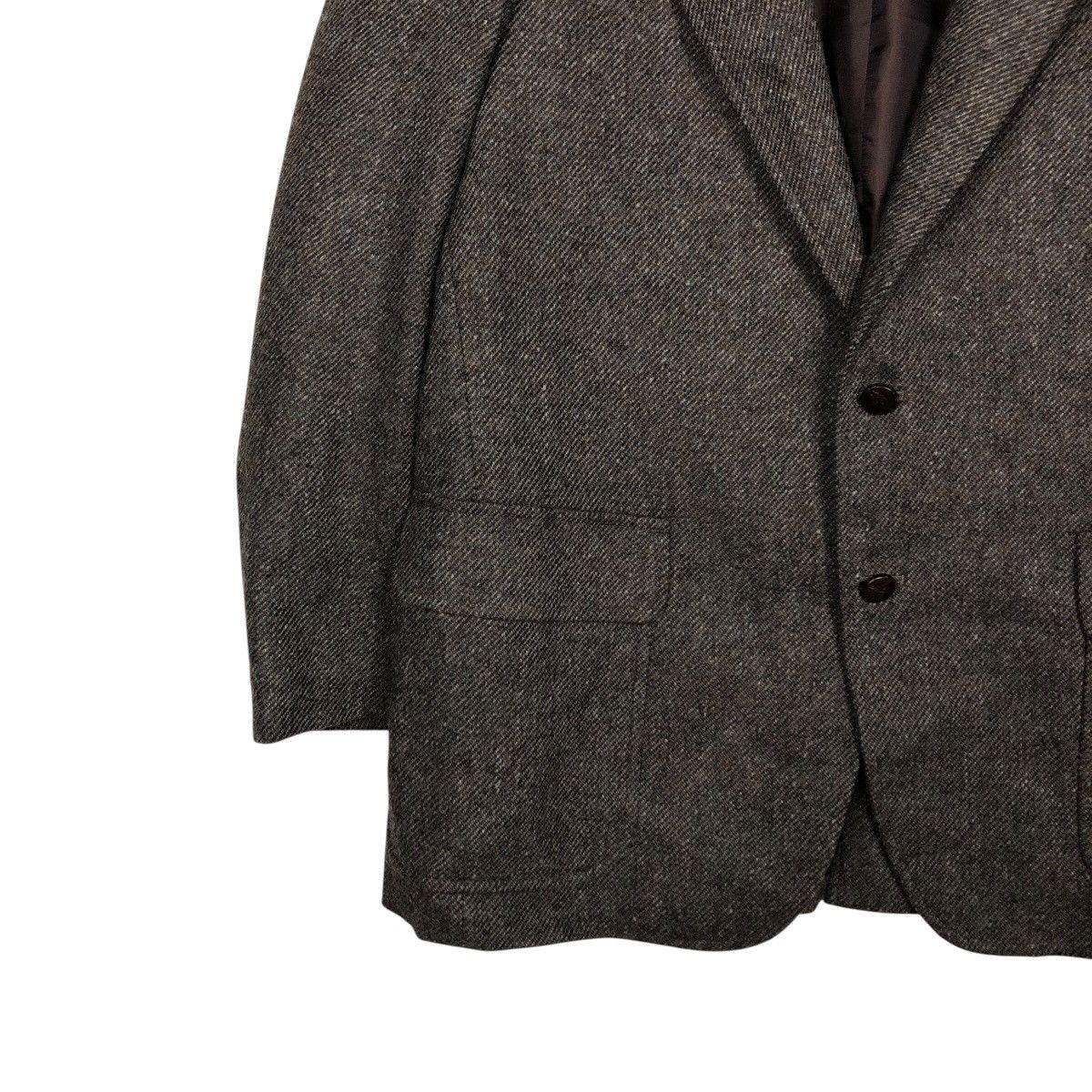 Burberry 📌Vintage Wool Jacket Herringbone Double Breast Burberrys Size US M / EU 48-50 / 2 - 6 Thumbnail