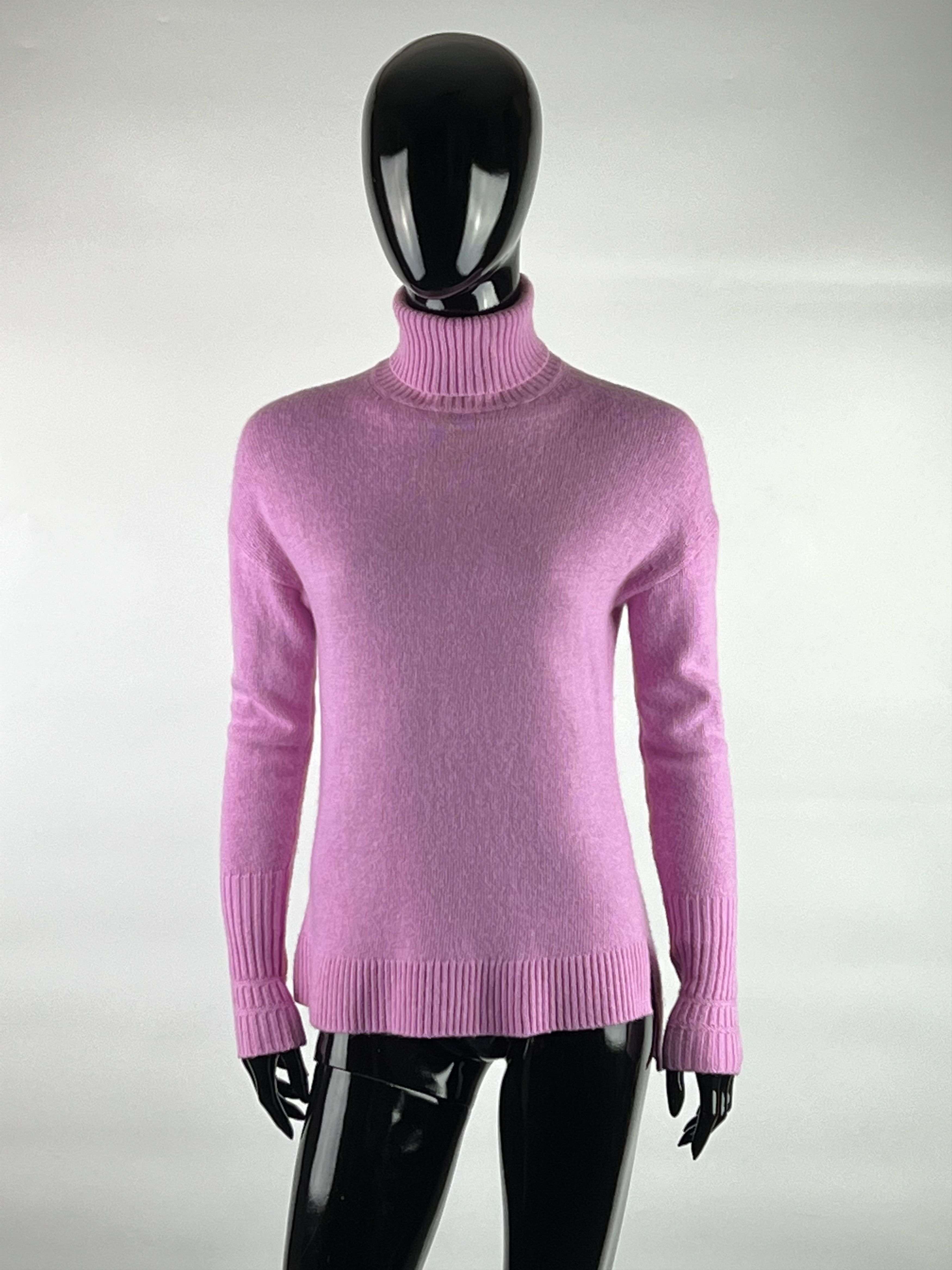 J.Crew J.Crew Women's Pink Wool Turtleneck Sweater Size XS Size XS / US 0-2 / IT 36-38 - 1 Thumbnail