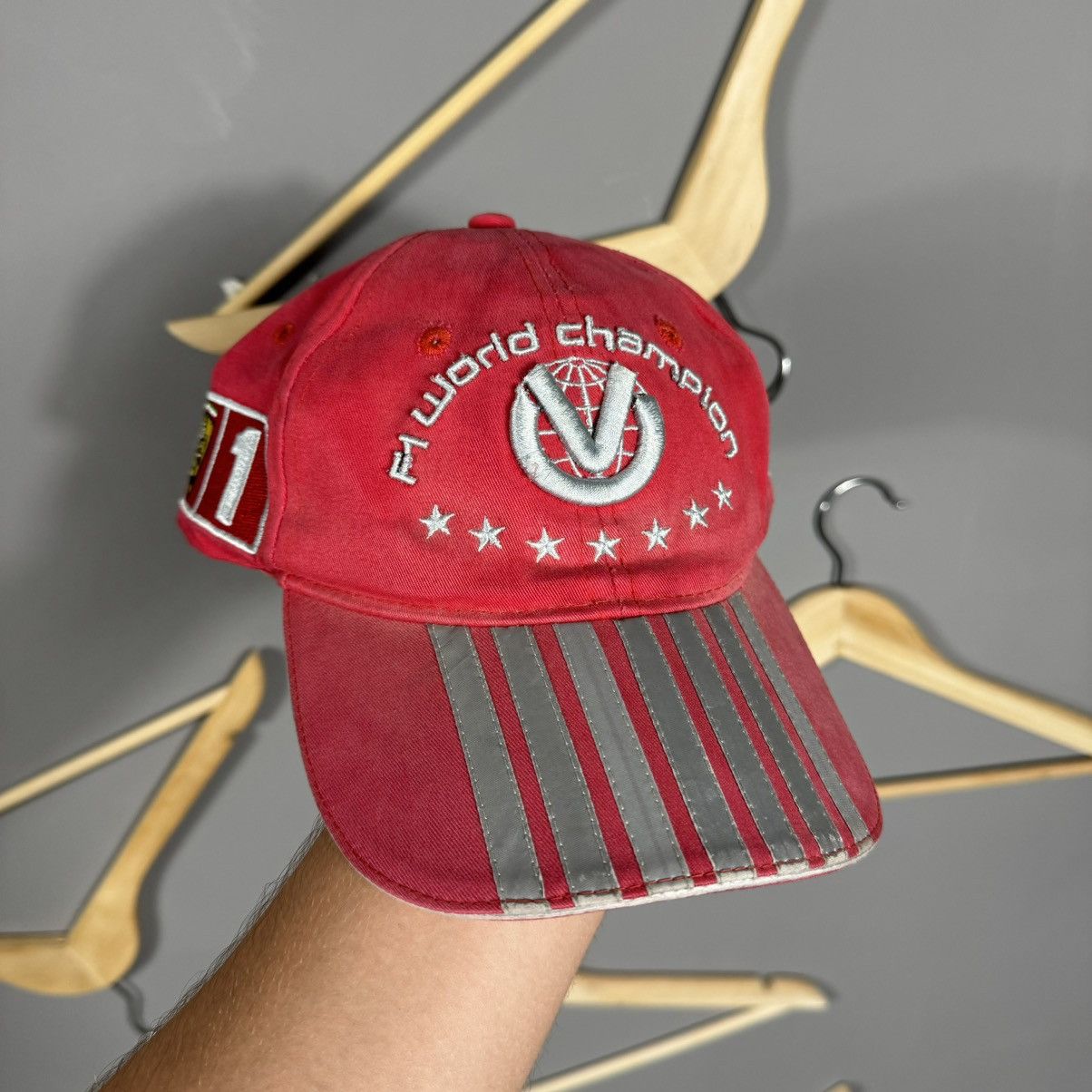 Ferrari × Formula 1 × Vintage Vintage Michael Schumacher Champion Ferrari Racing Cap Size ONE SIZE - 1 Thumbnail