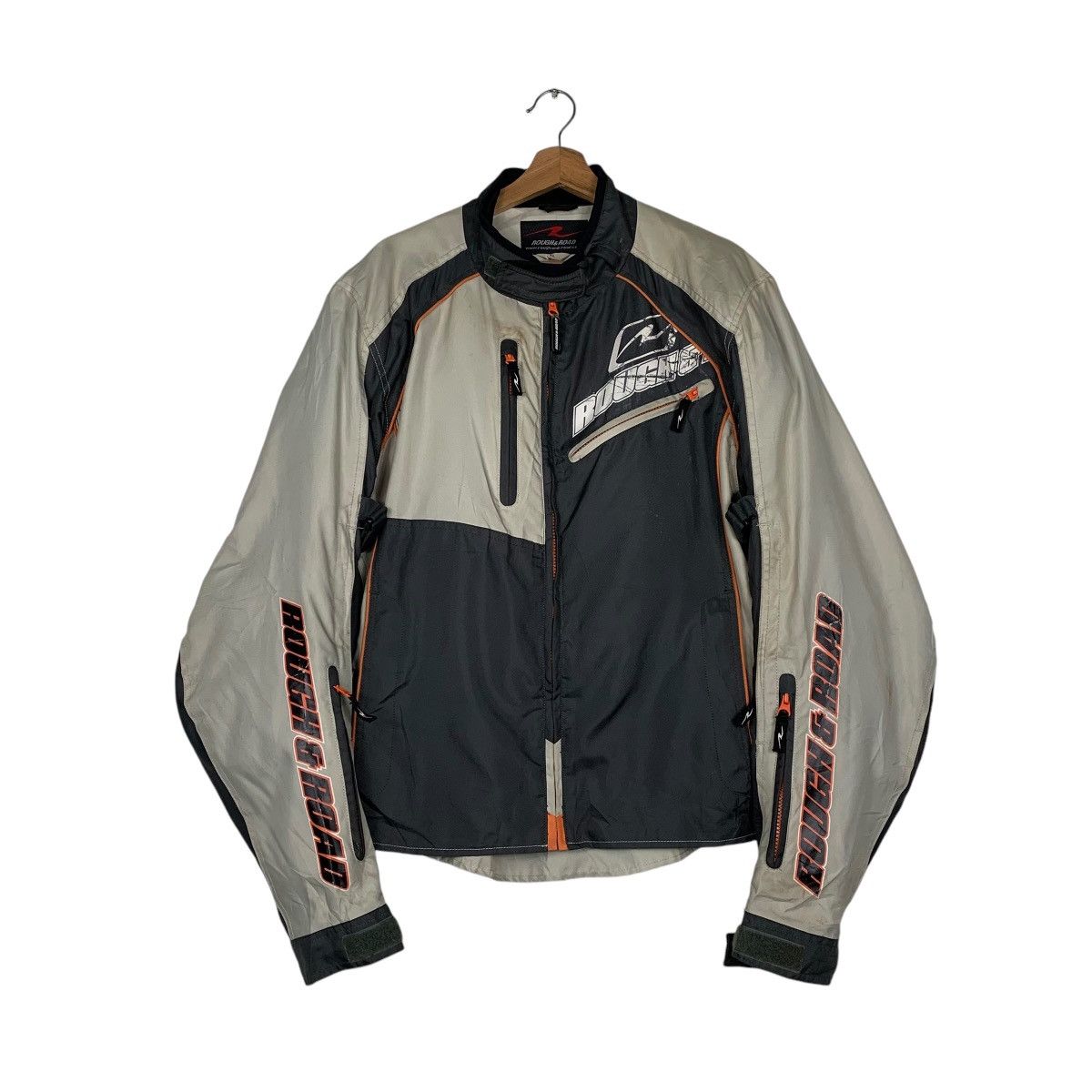 Japanese Brand Rough & Road Racing Motorcycle Riding Jacket Size US XL / EU 56 / 4 - 1 Thumbnail