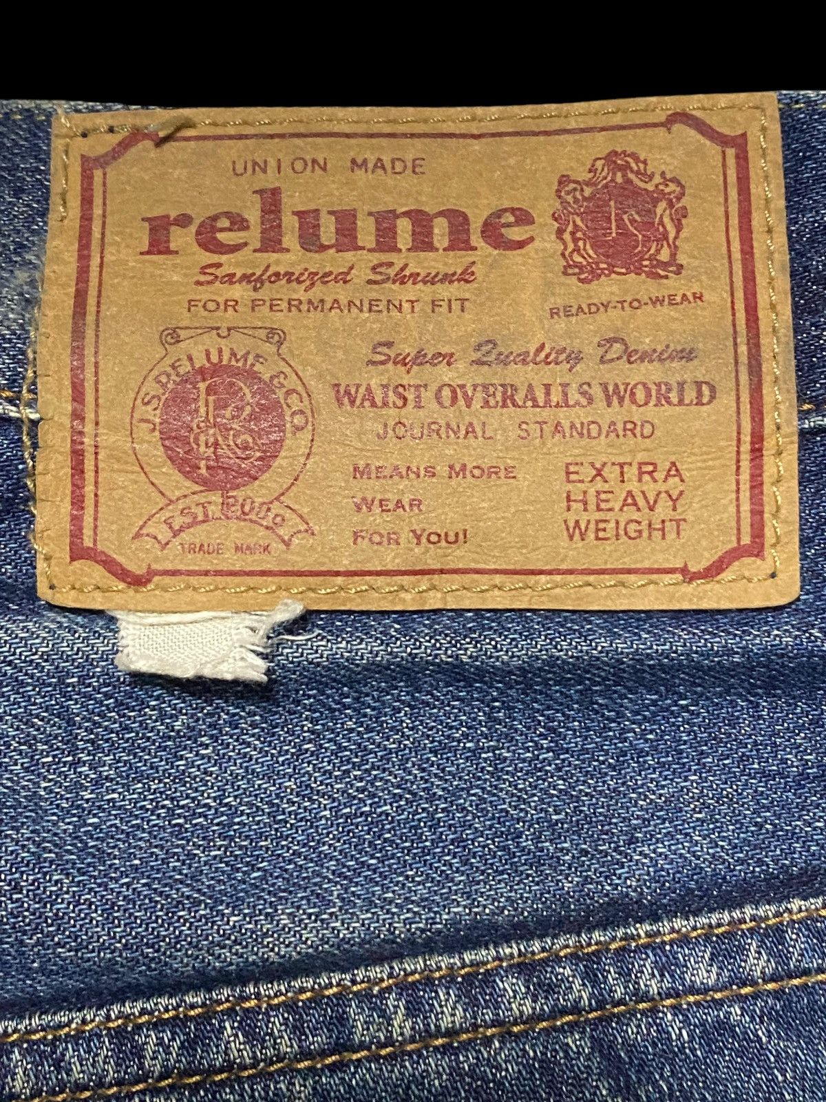 Japanese Brand Japanese Brand Relume Selvedge Blue Wash Bootcut Jeans Size US 29 - 12 Thumbnail