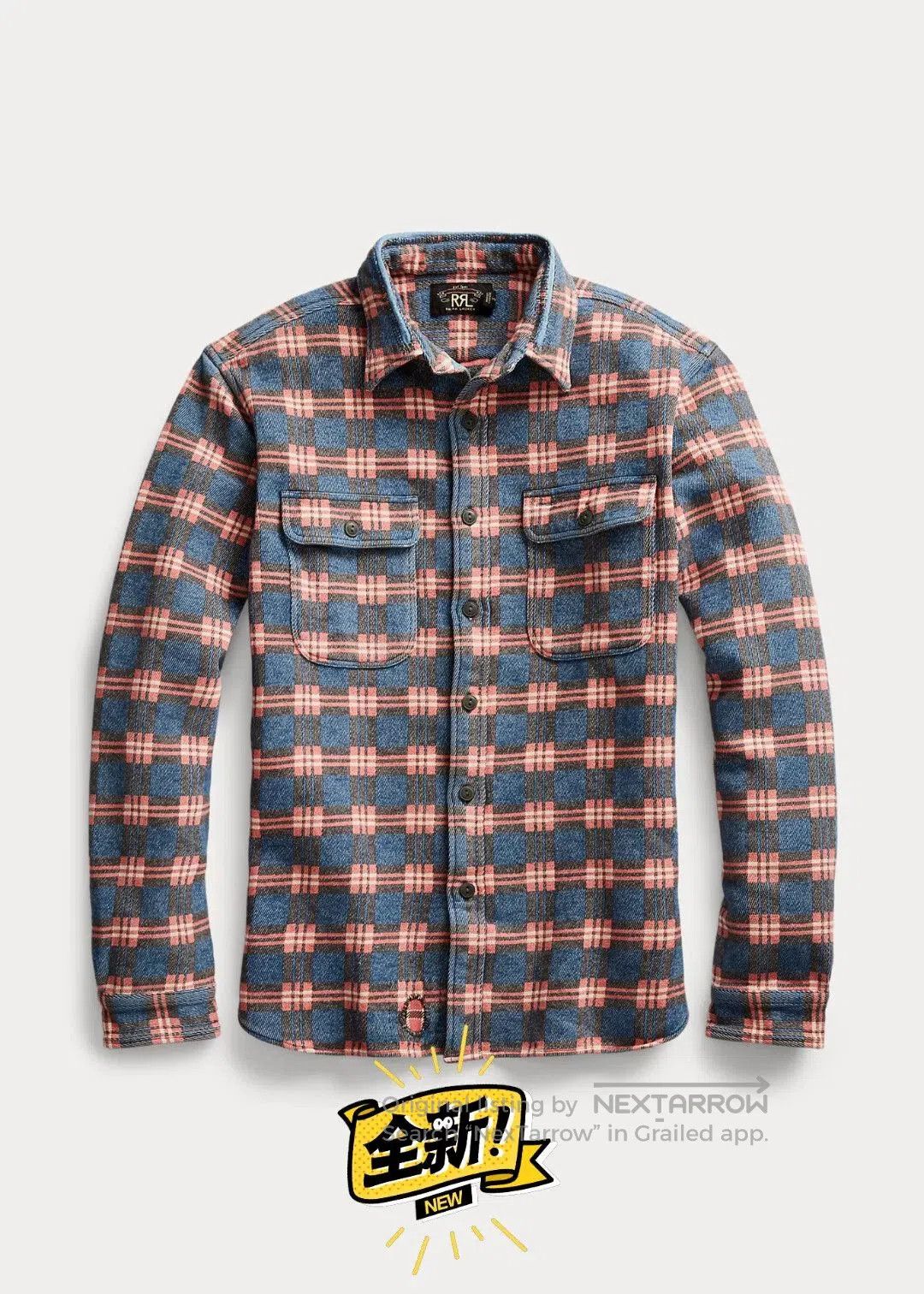 RRL Ralph Lauren RRL Thick Shirt with Patches 2019. Size US XS / EU 42 / 0 - 1 Thumbnail