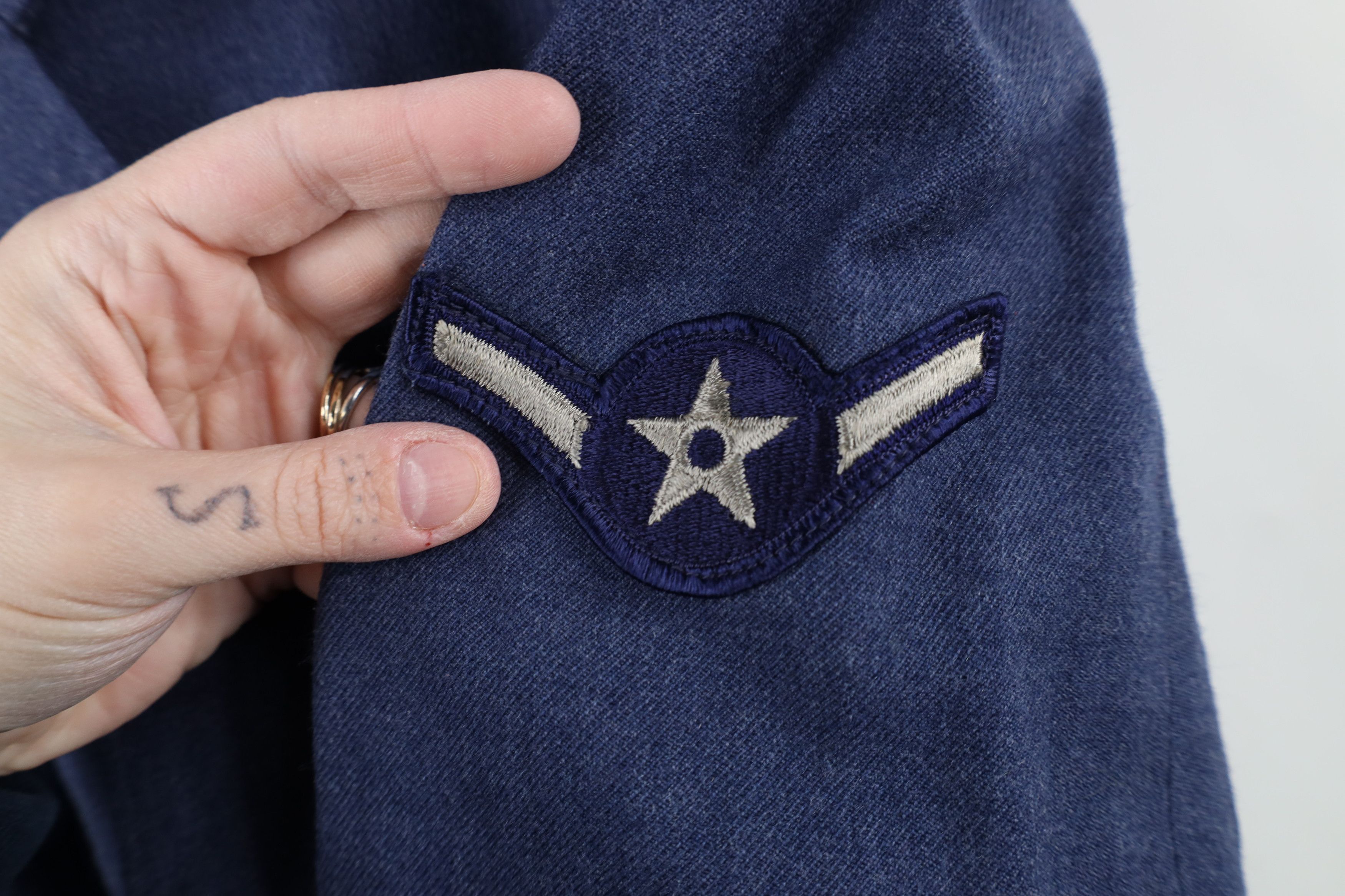 Vintage Vintage 60s Vietnam War Blue 1084 Officer Jacket Coat USA Size US L / EU 52-54 / 3 - 6 Thumbnail