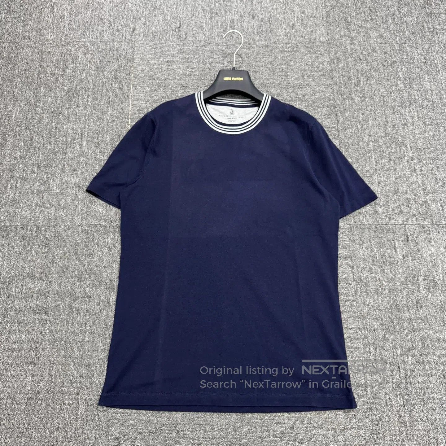 Brunello Cucinelli Brunello Cucinelli Striped Collar Short Sleeve. Size US S / EU 44-46 / 1 - 1 Thumbnail