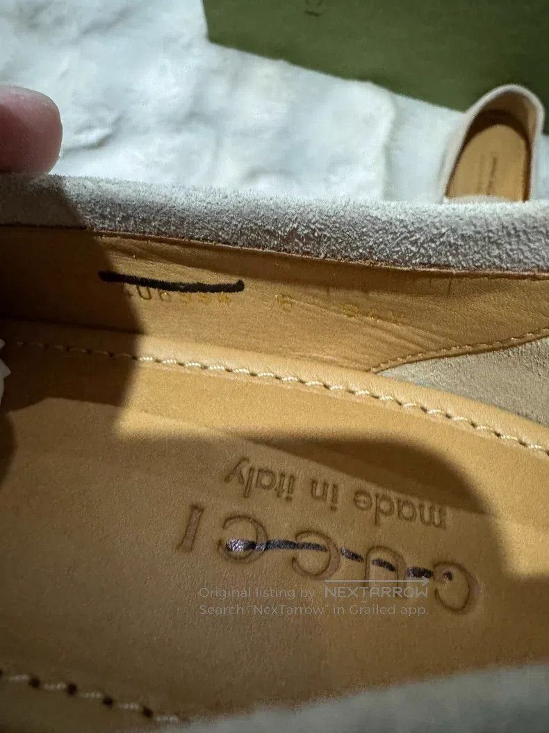 Gucci Guicci Suede Men's Loafers Leather Shoes Size US 7 / EU 40 - 6 Thumbnail