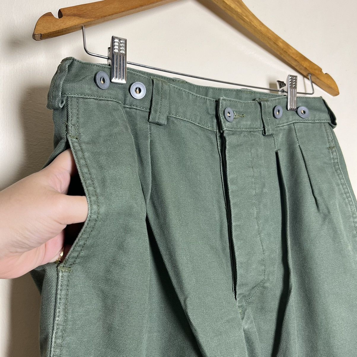 Nigel Cabourn Lybro by Nigel Cabourn Army Green Pleated Pants Size US 30 / EU 46 - 4 Thumbnail