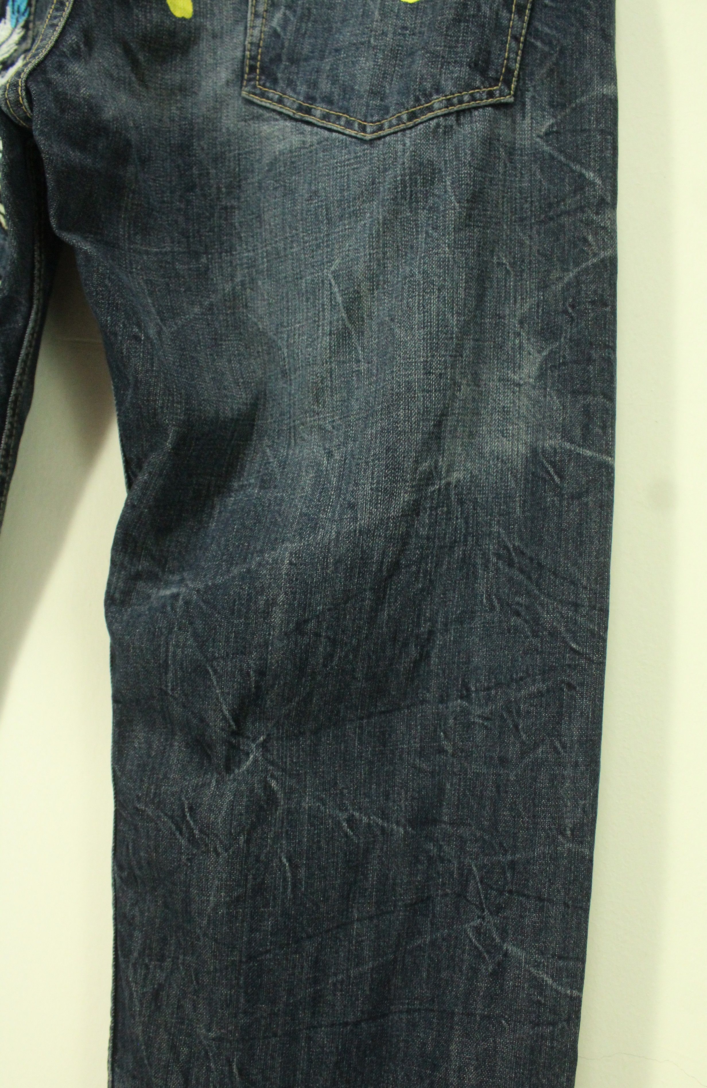 Christian Audigier × Ed Hardy × Von Dutch Embroidered Skull ORIRIN Distressed Denim Size US 36 / EU 52 - 11 Thumbnail