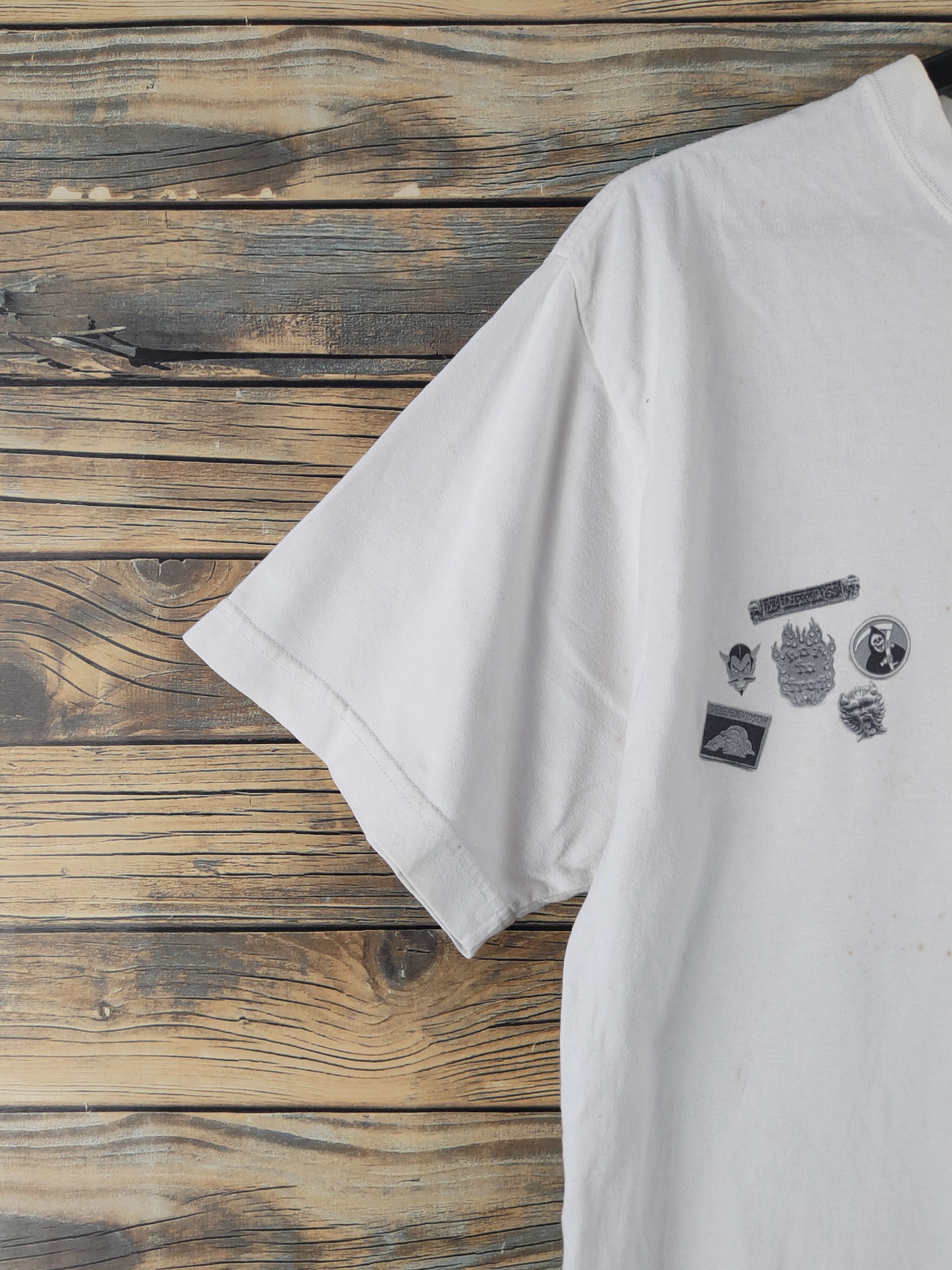 Neighborhood DL Neighborhood White Short Sleeve T-shirt #2055 Size US M / EU 48-50 / 2 - 5 Thumbnail