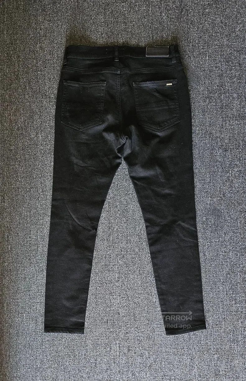Amiri Amiri Black Distressed Denim Jeans. Size US 32 / EU 48 - 4 Thumbnail