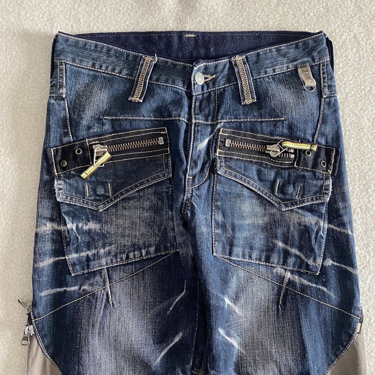 Japanese Brand × PPFM Vintage Ppfm Distressed Denim w28 Size US 28 / EU 44 - 2 Thumbnail